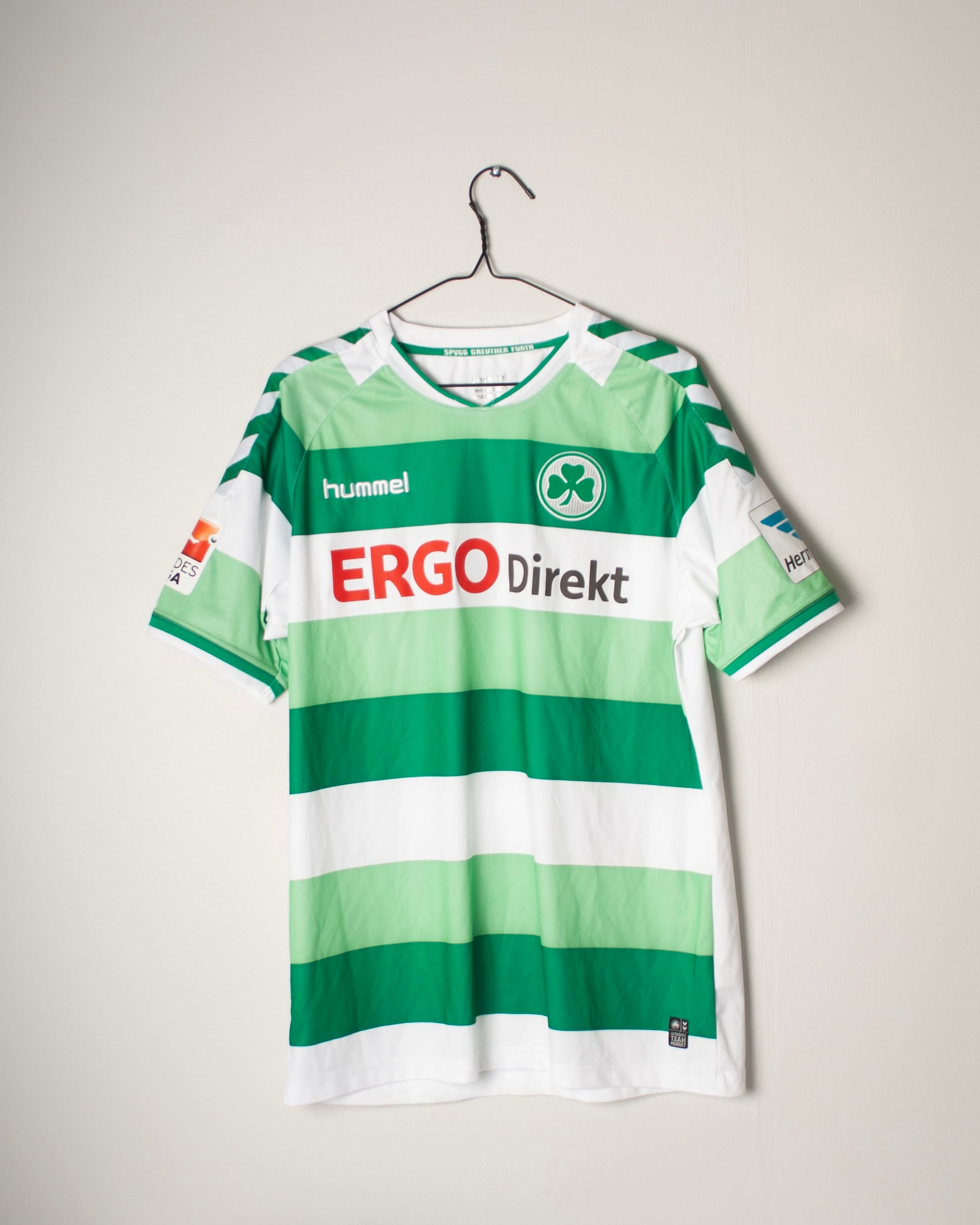 Hummel - Greuther Furth 2015/16 Home Football Shirt 'RÖCKER'