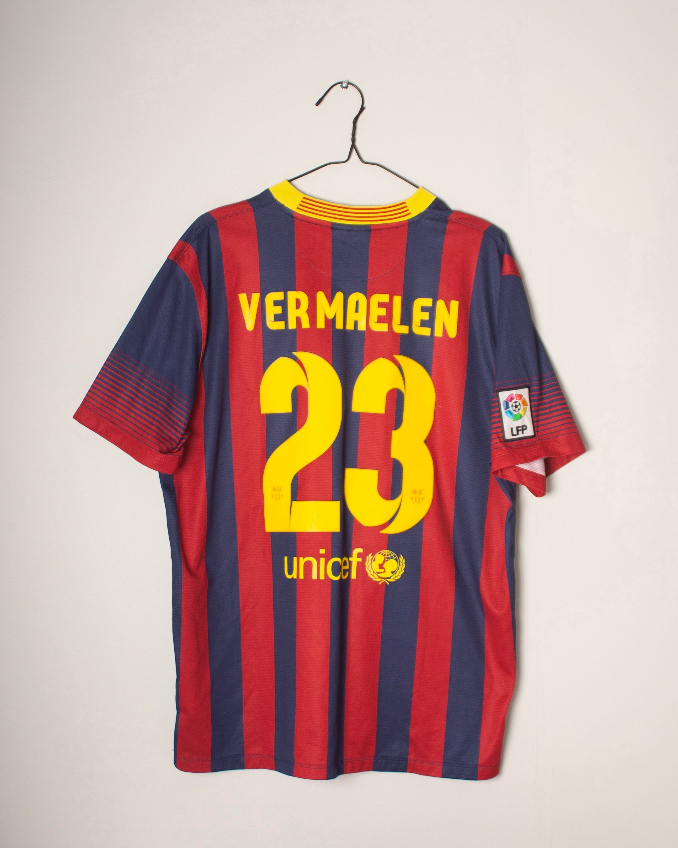 Nike - FC Barcelona 2013/14 Home Football Shirt 'VERMAELEN'