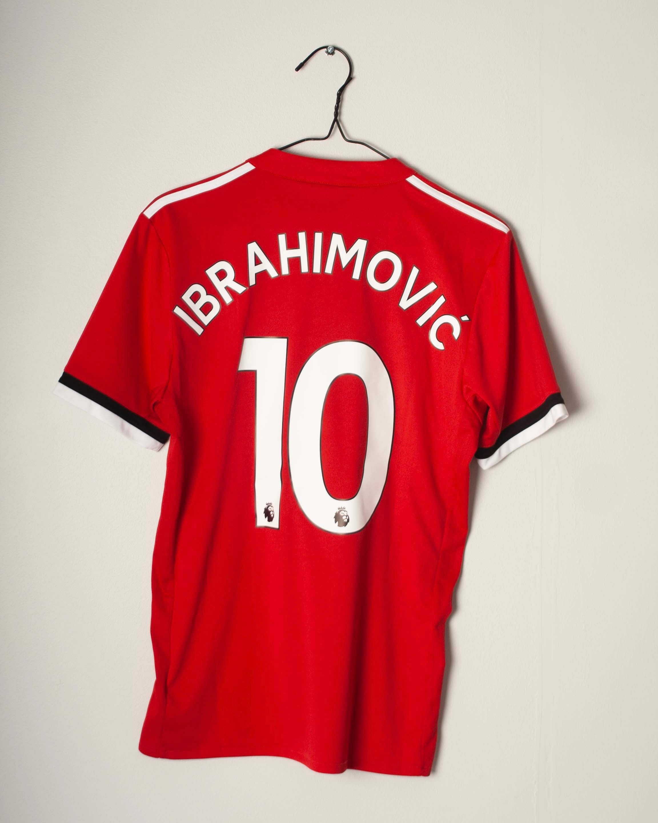 Adidas - Manchester United 2017/18 Home Football Shirt 'IBRAHIMOVIC'