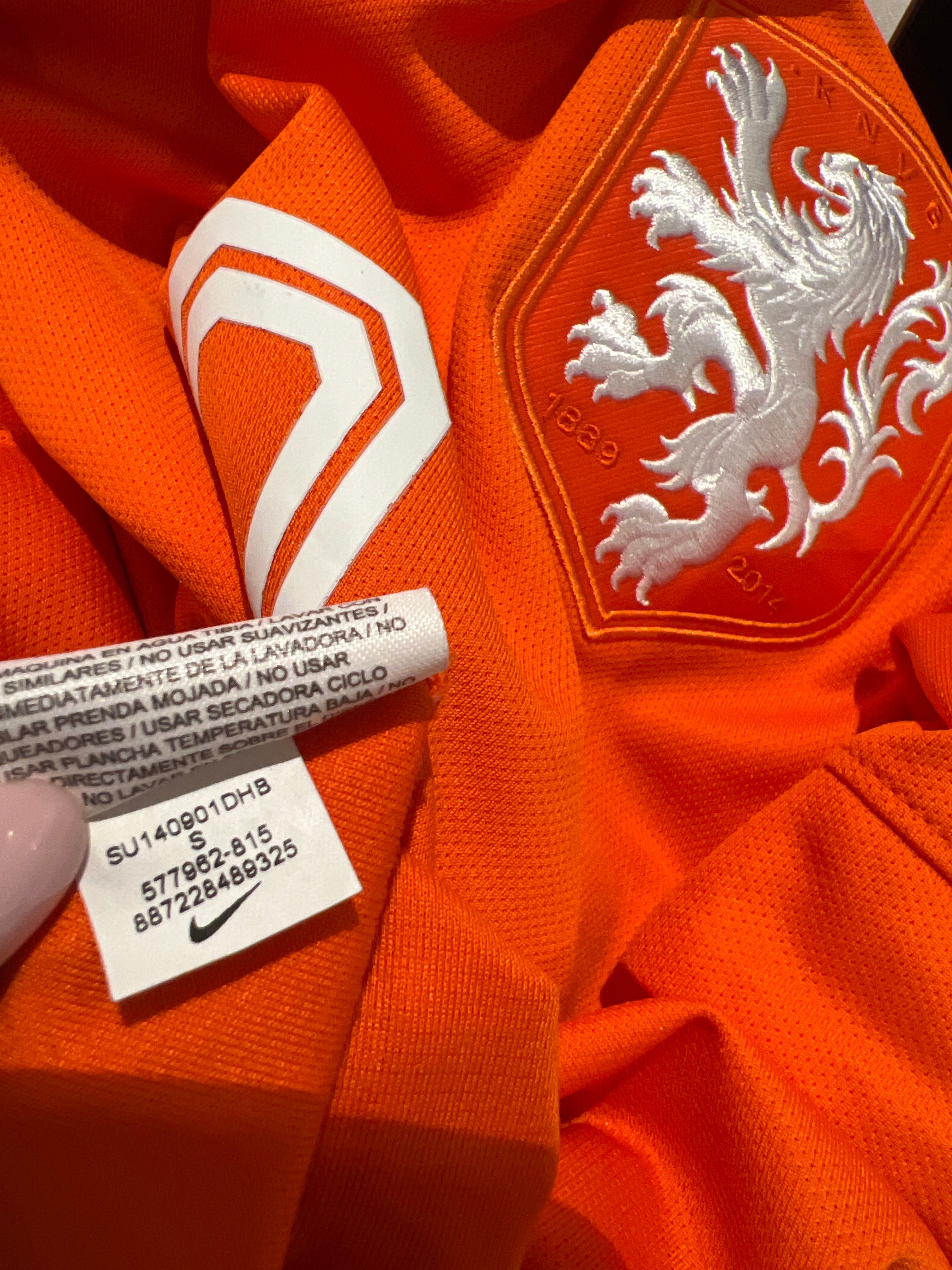 Nike - Netherlands 2014 Home Football Shirt 'V.PERSIE'