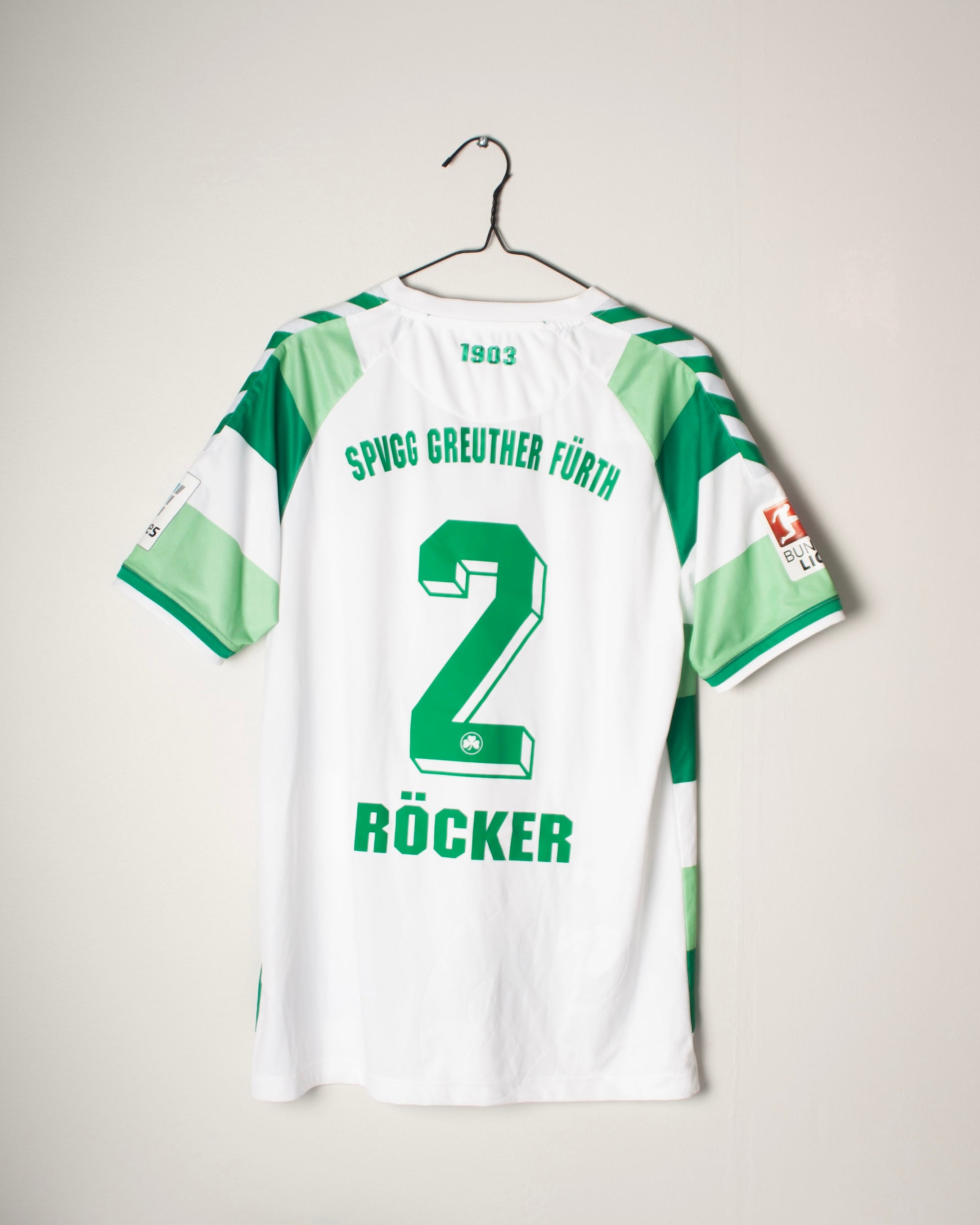 Hummel - Greuther Furth 2015/16 Home Football Shirt 'RÖCKER'