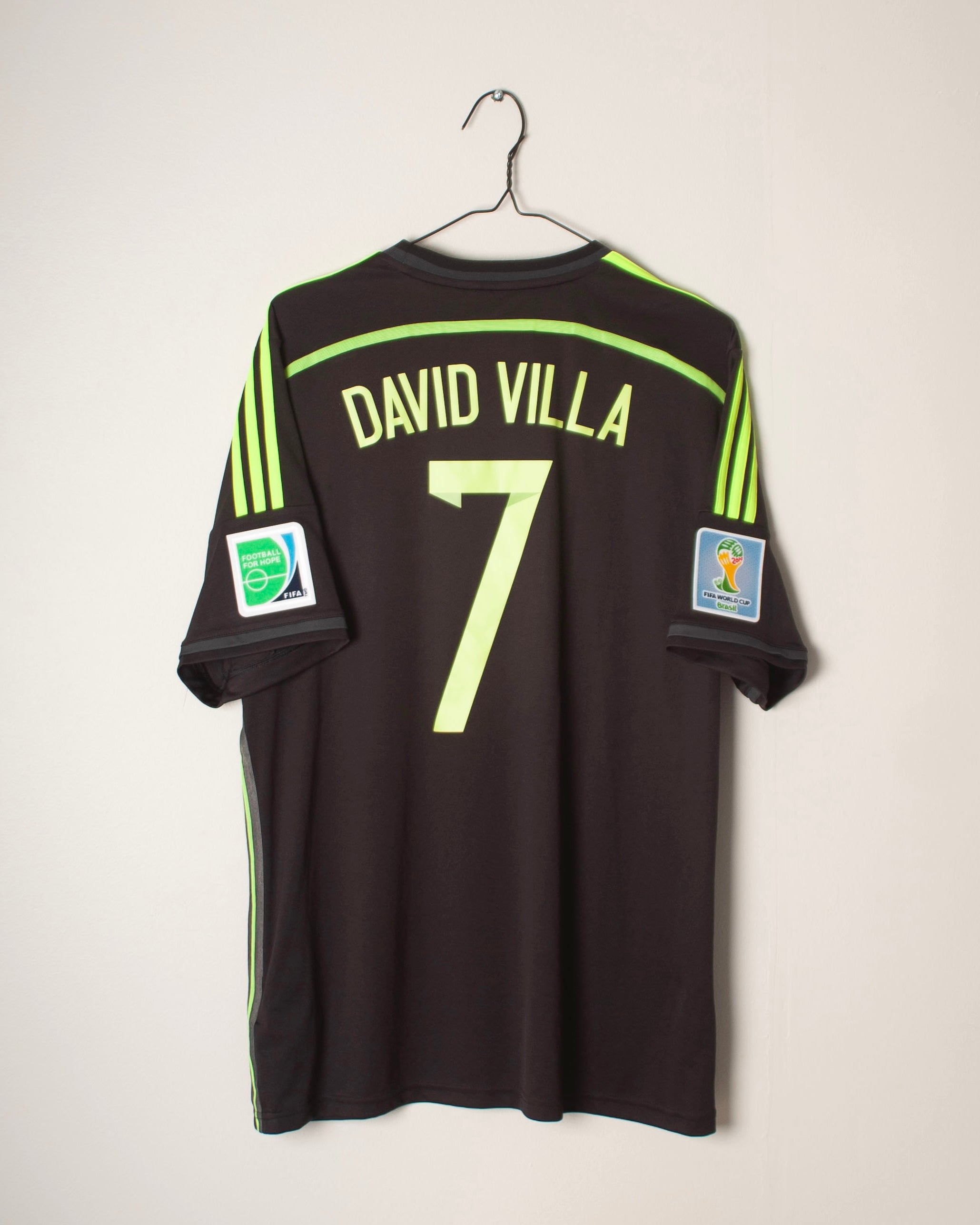 Adidas - Spain 2014 Away Football Shirt 'DAVID VILLA'
