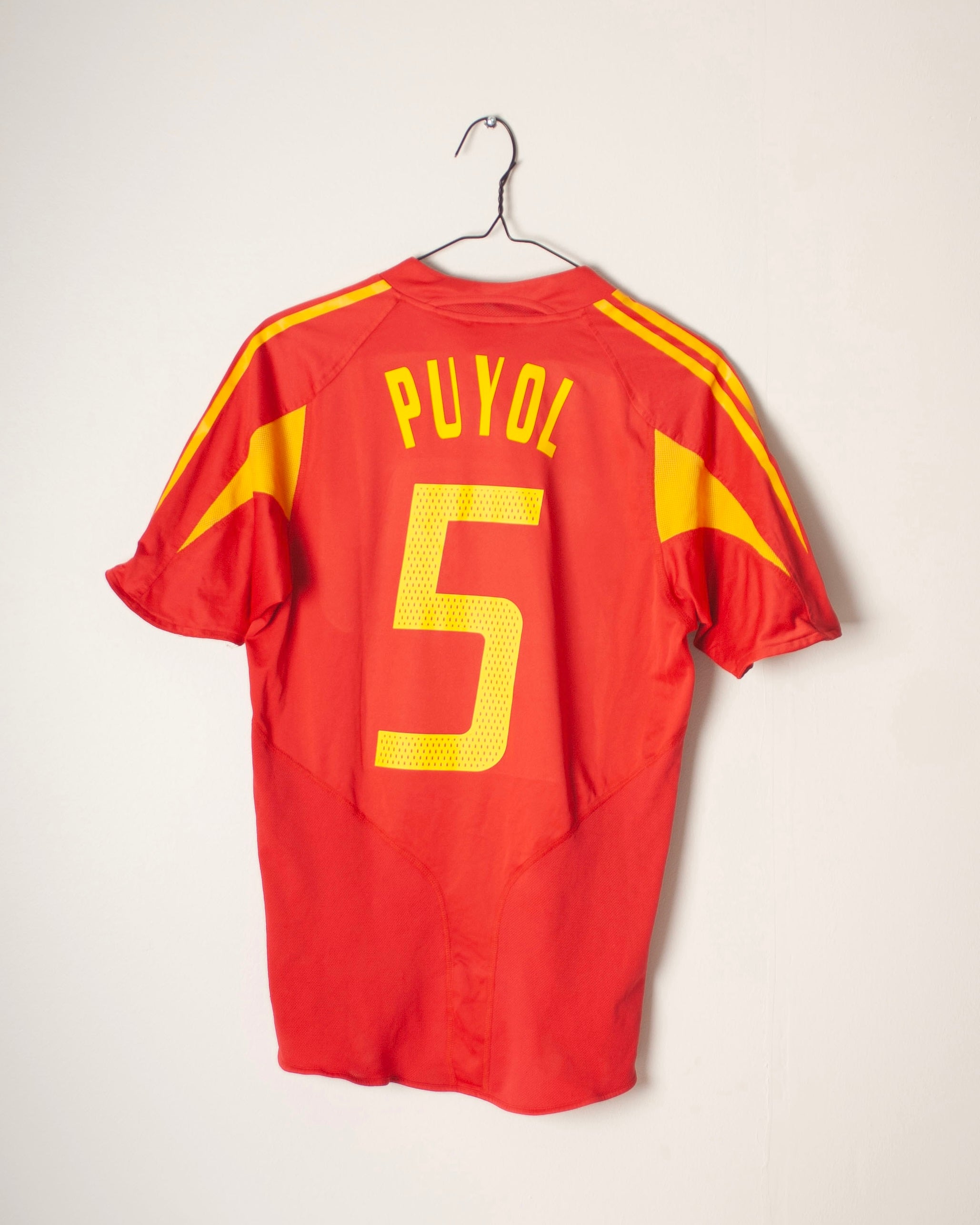 Adidas - Spain 2004 Home Football Shirt 'PUYOL'