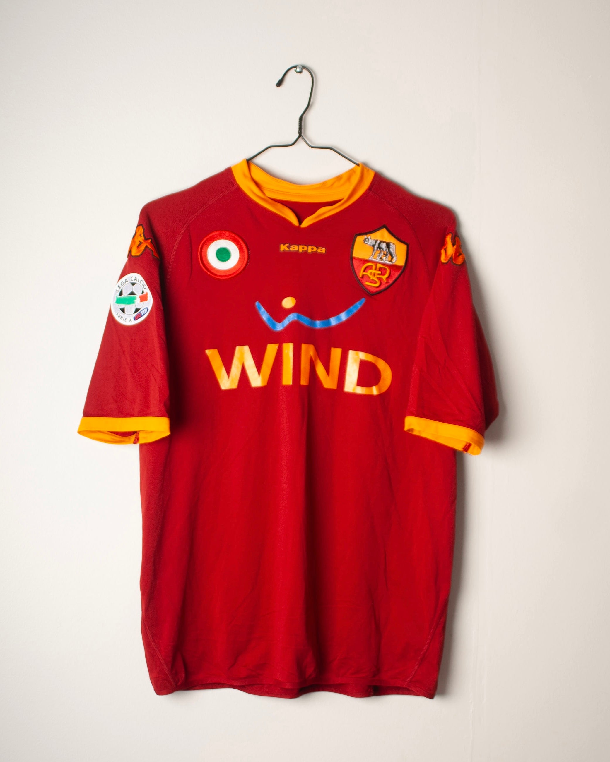 Kappa - AS Roma 2007/08 Home Football Shirt 'TOTTI'
