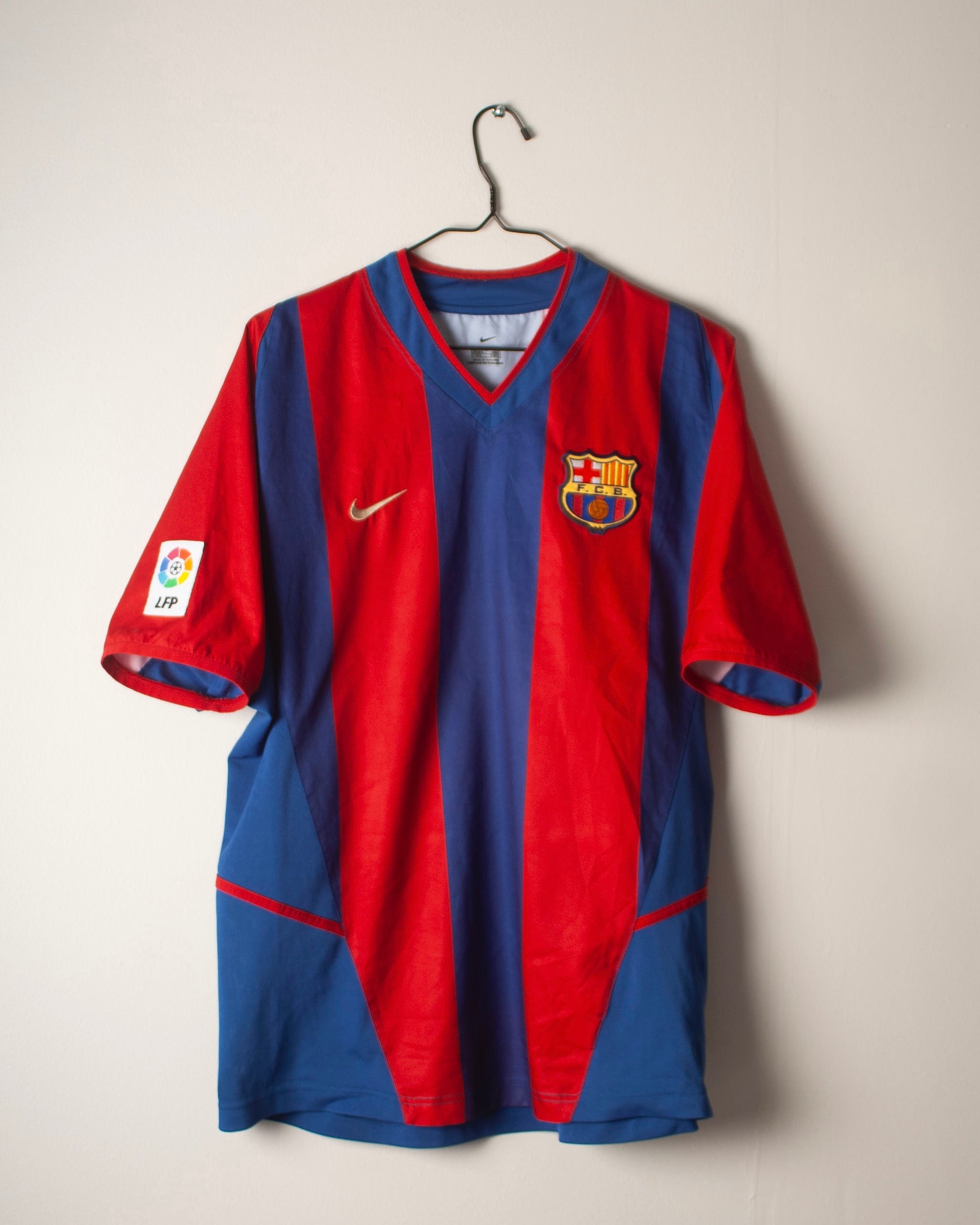 Nike - FC Barcelona 2002/03 Home Football Shirt 'RIQUELME'