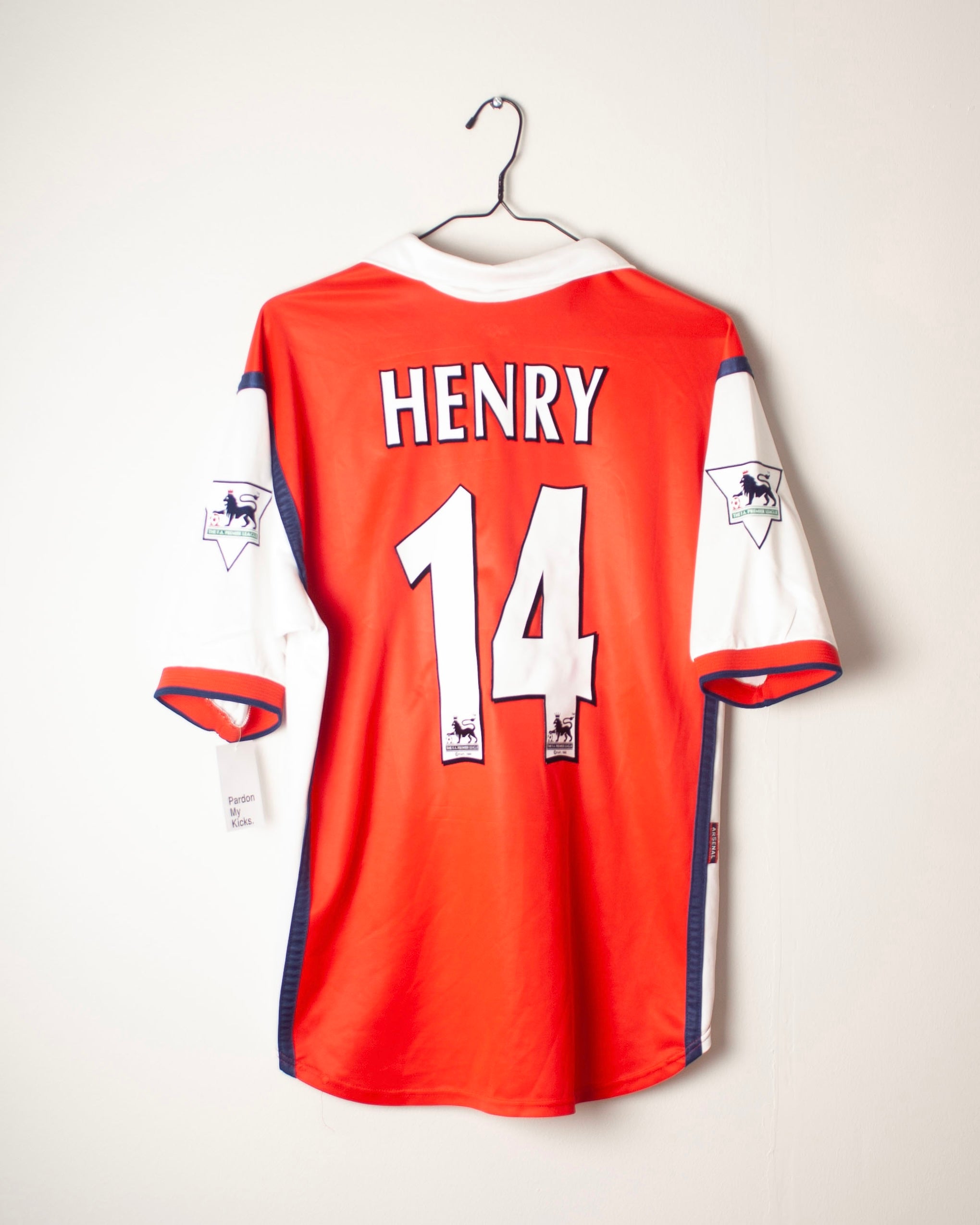 Nike - Arsenal FC 1998/99 Home Football Shirt 'HENRY'