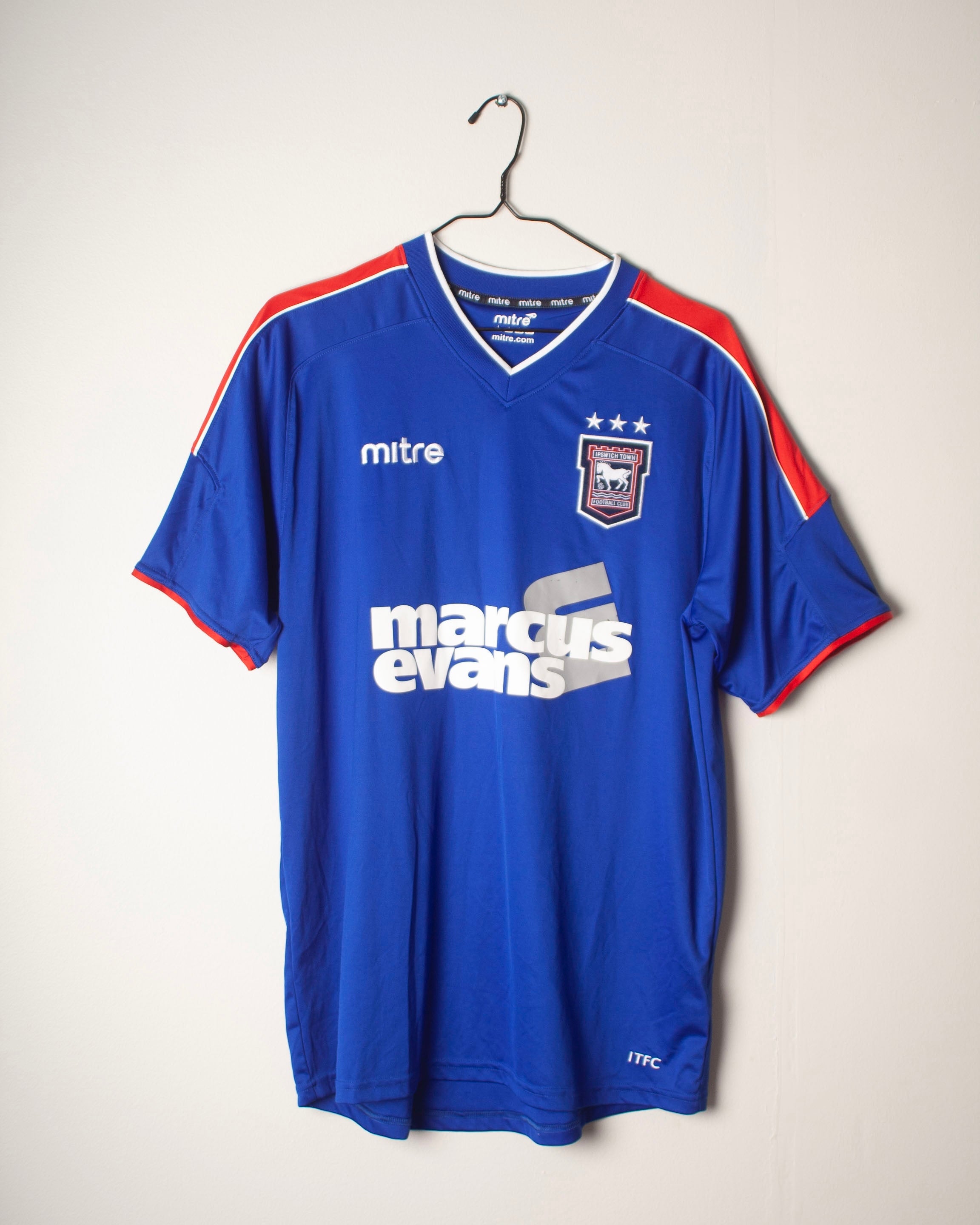 Mitre - Ipswich Town 2012/13 Home Football Shirt