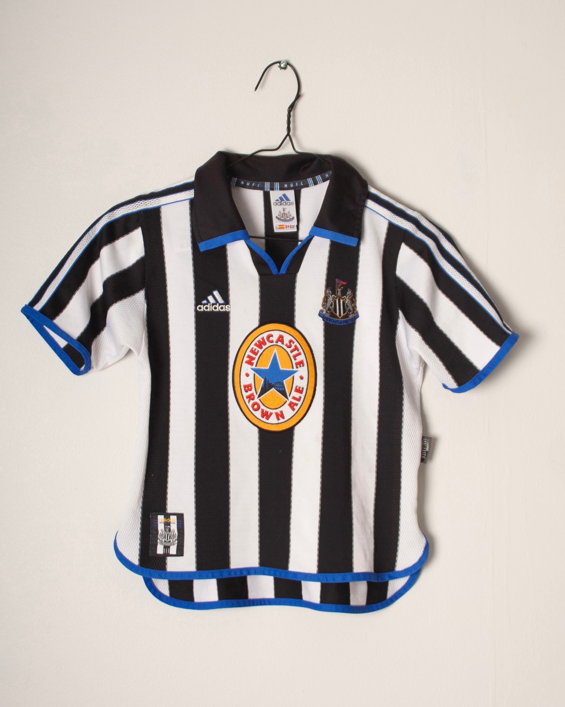 Adidas - Newcastle United 1999/00 Home Football Shirt