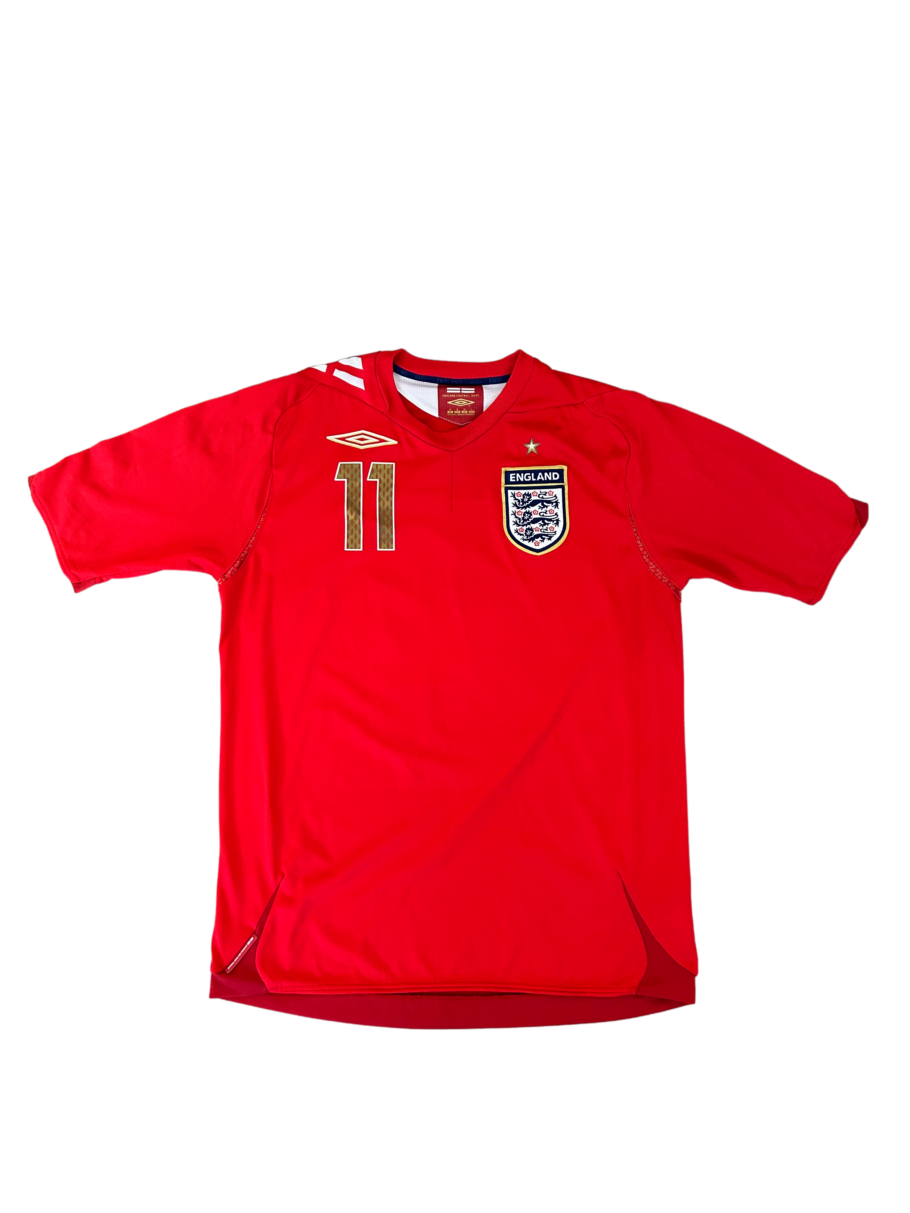 Umbro - England 2006 Away Football Shirt 'J.COLE'