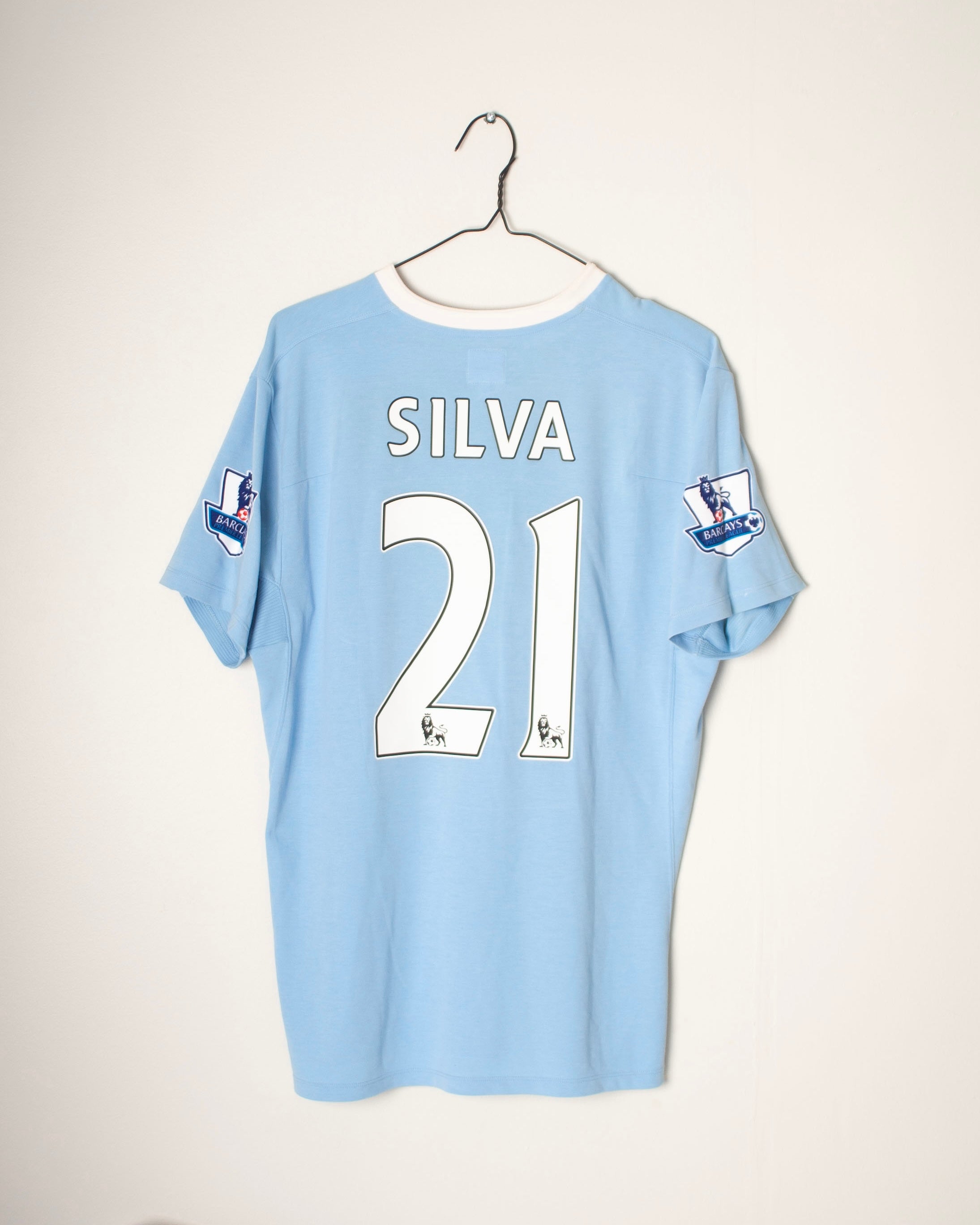 Umbro - Manchester City 2009/10 Home Football Shirt 'SILVA'