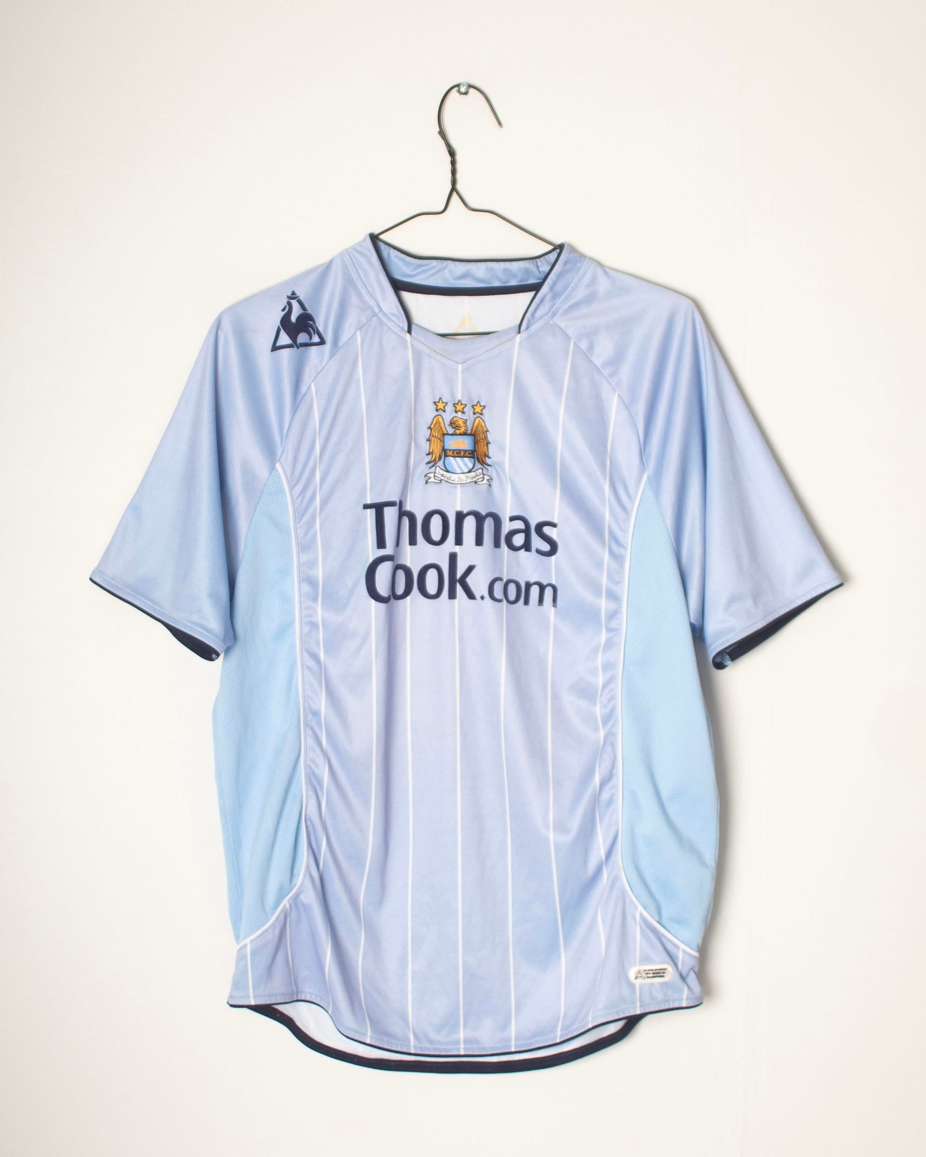 Le Coq Sportif - Manchester City 2007/08 Home Football Shirt 'ELANO'