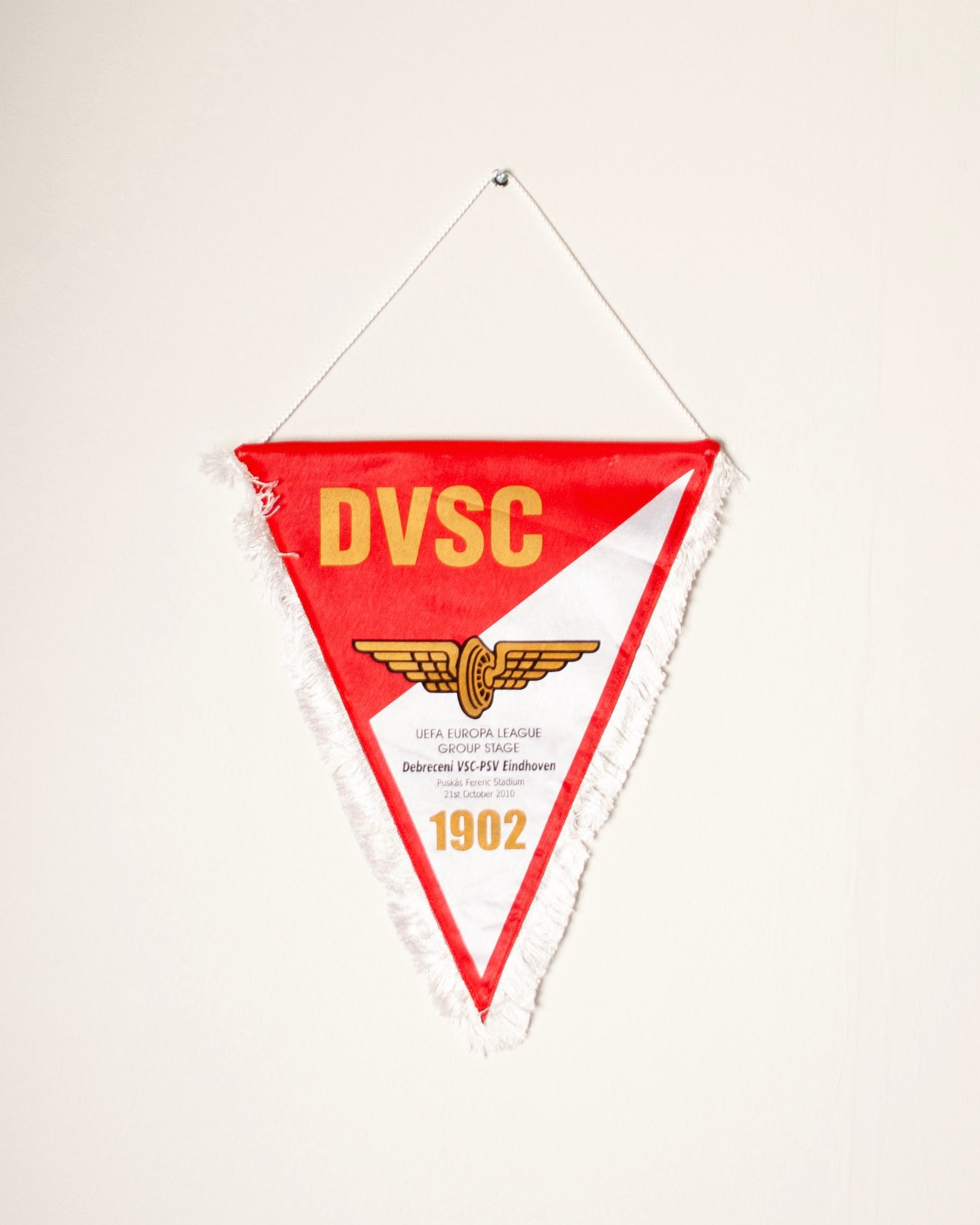 Football Pennant - Debreceni VSC - PSV Eindhoven