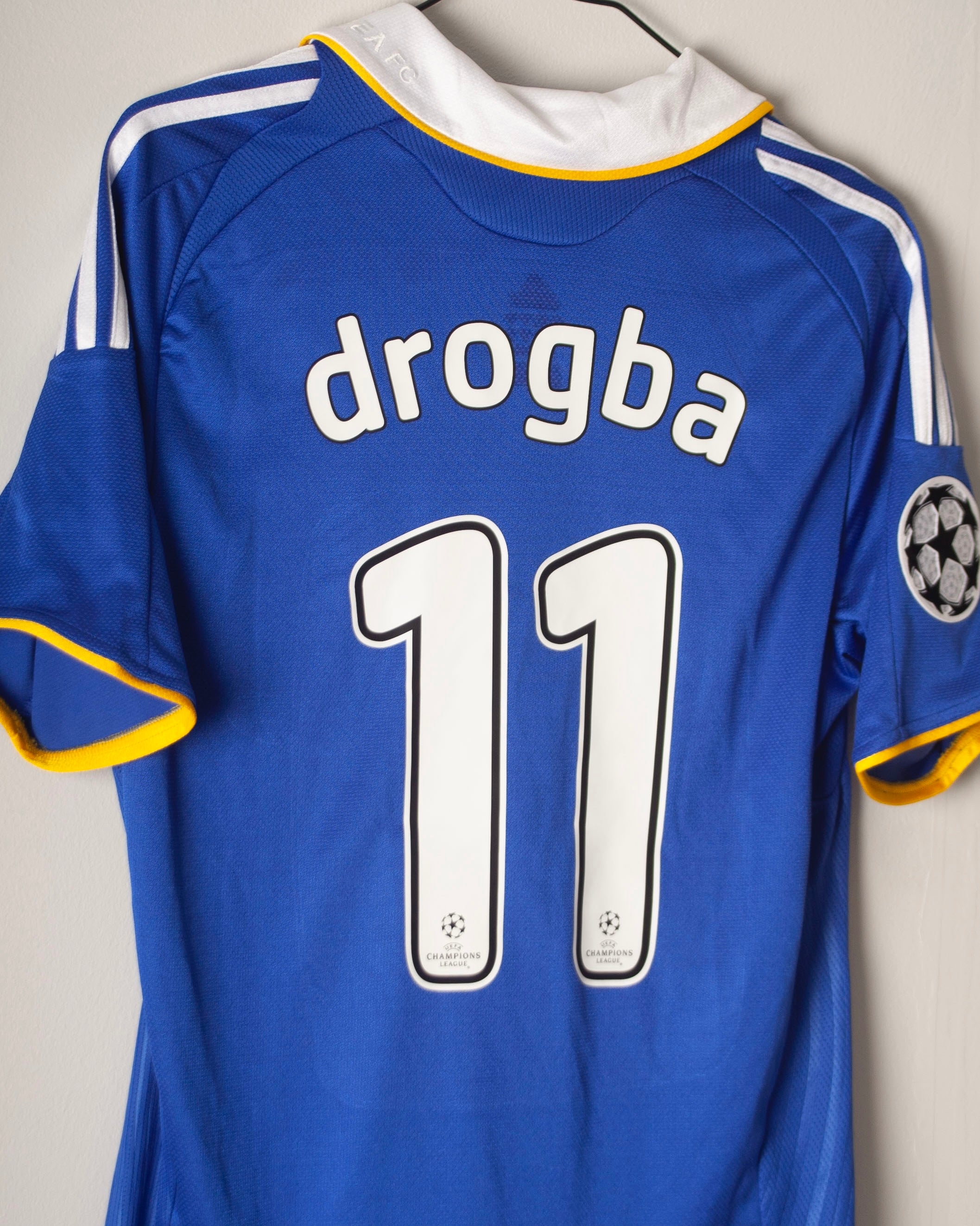 Adidas - Chelsea FC 2008/09 Home Football Shirt 'DROGBA'