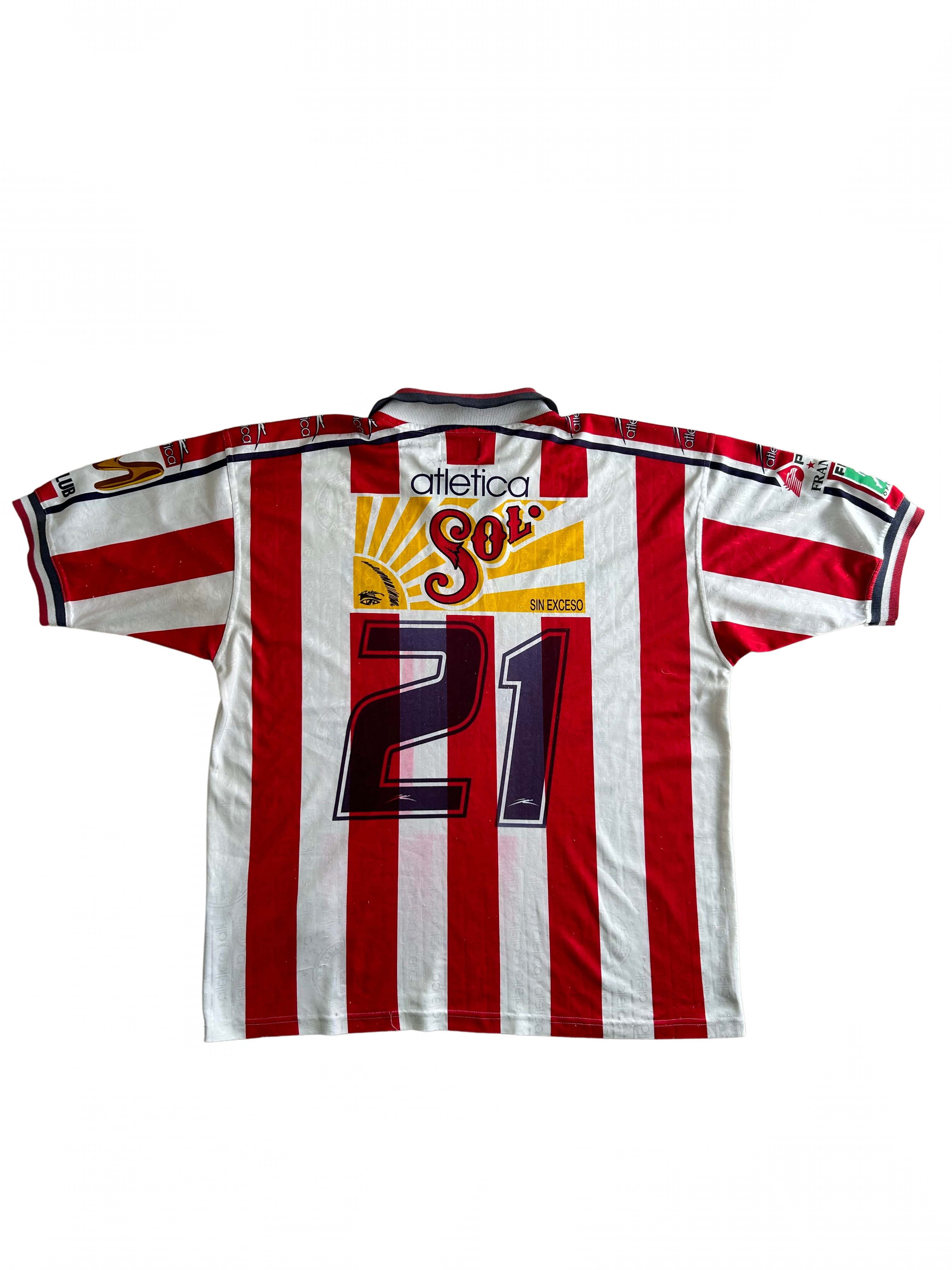 Atletica - Chivas de Guadalajara 1997/98 Home Football Shirt '21'