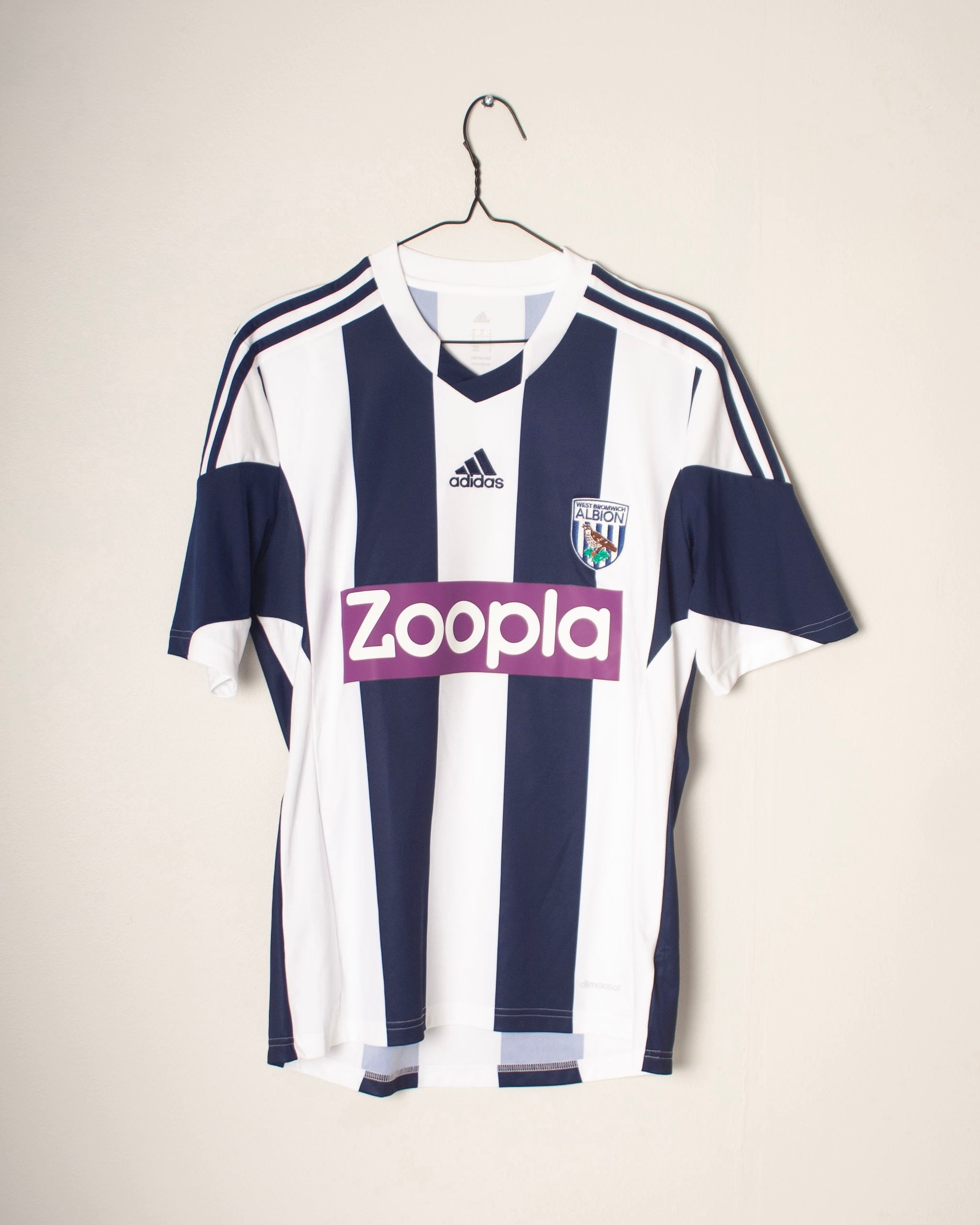 Adidas - West Bromwich Albion 2013/14 Home Football Shirt 'MORRISON'