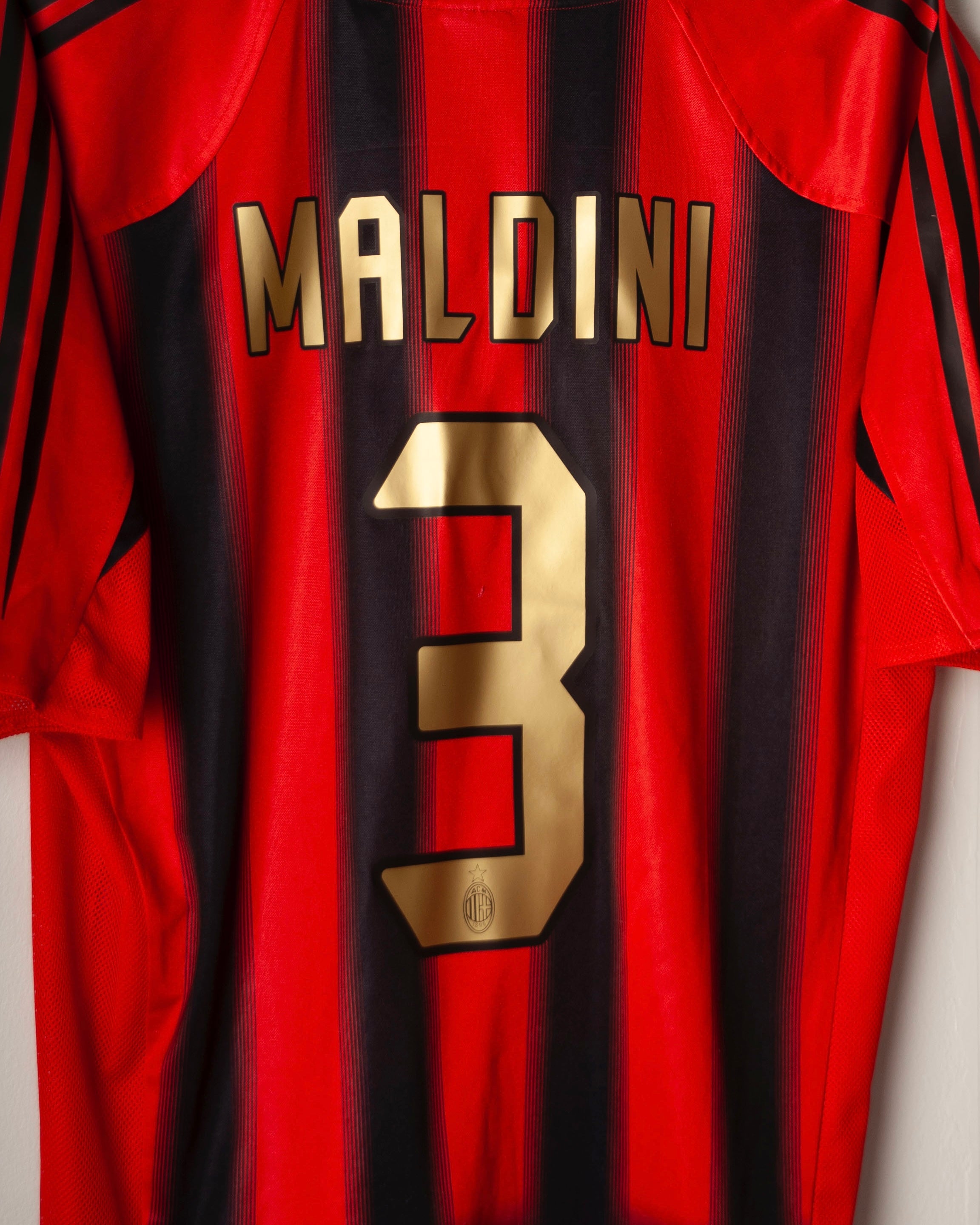 Adidas - AC Milan 2004/05 Home Football Shirt 'MALDINI'