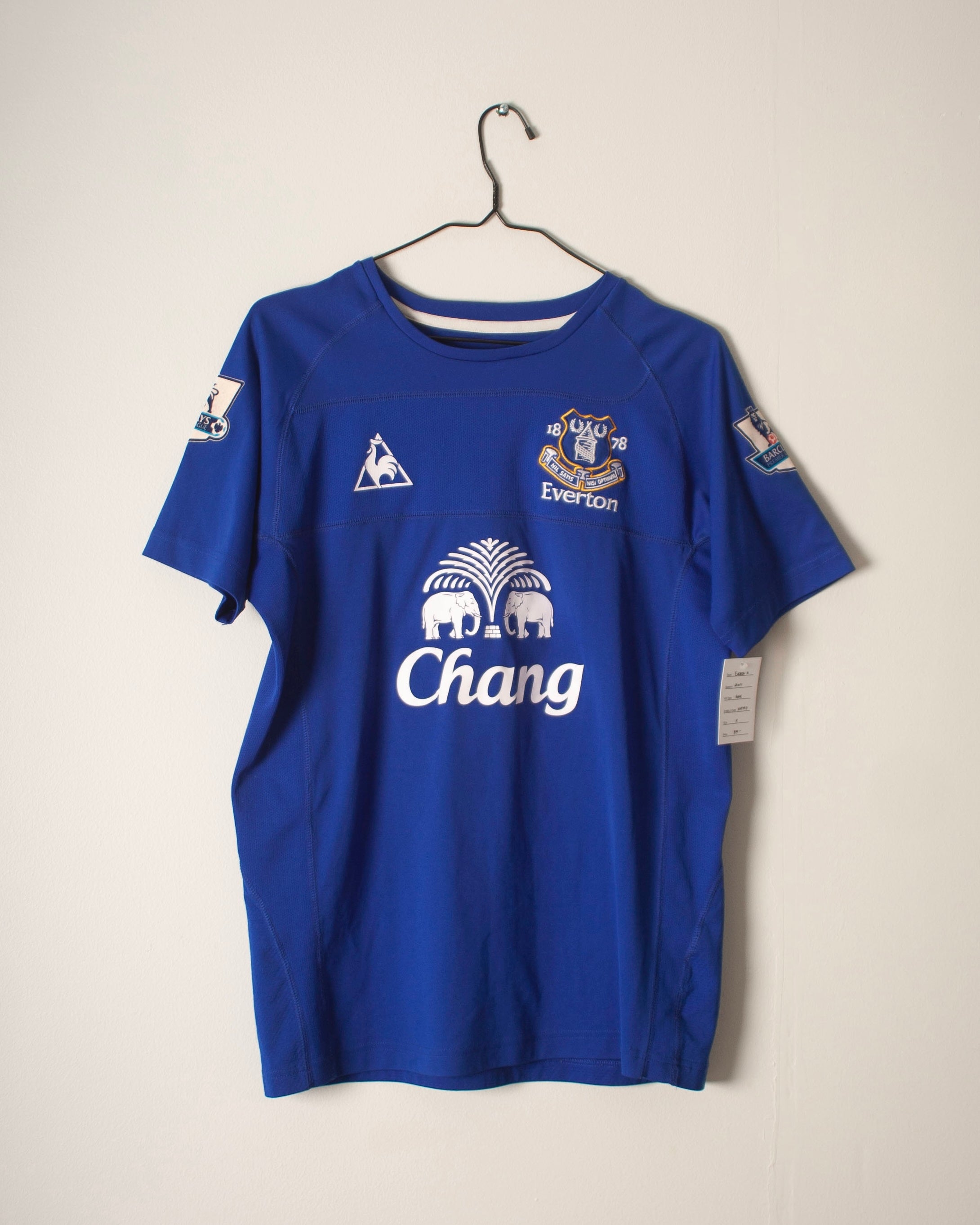 Le Coq - Everton FC 2010/11 Home Football Shirt 'CAHILL'