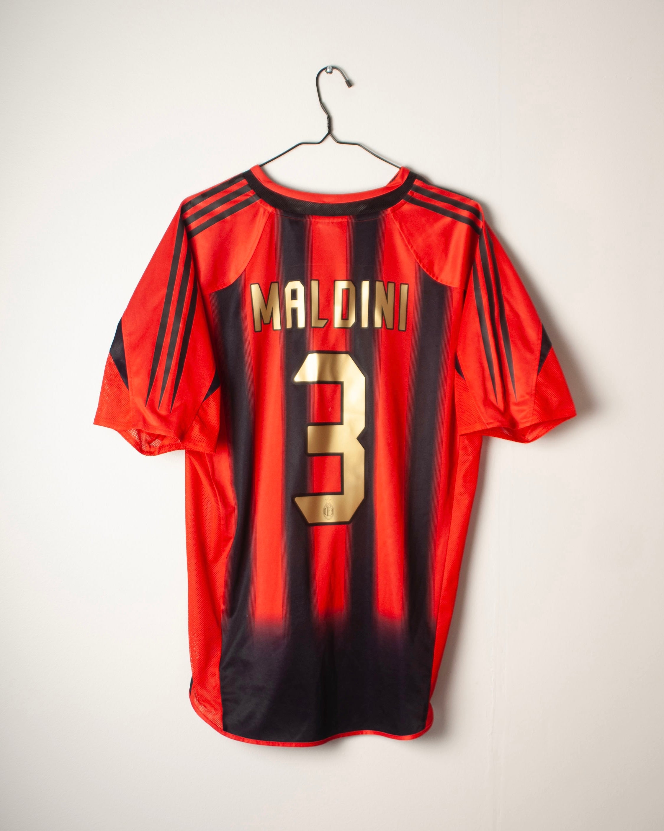 Adidas - AC Milan 2004/05 Home Football Shirt 'MALDINI'