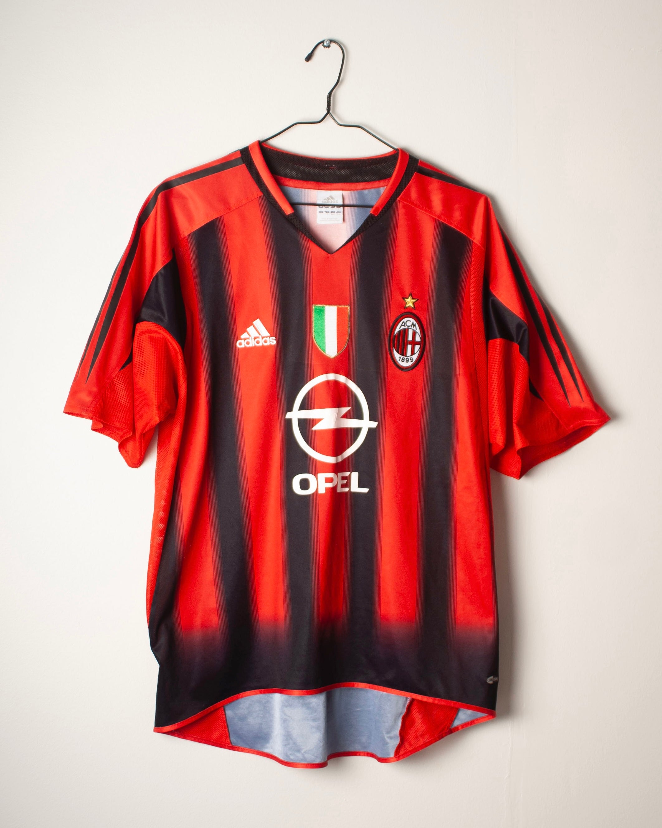Adidas - AC Milan 2004/05 Home Football Shirt 'MALDINI'