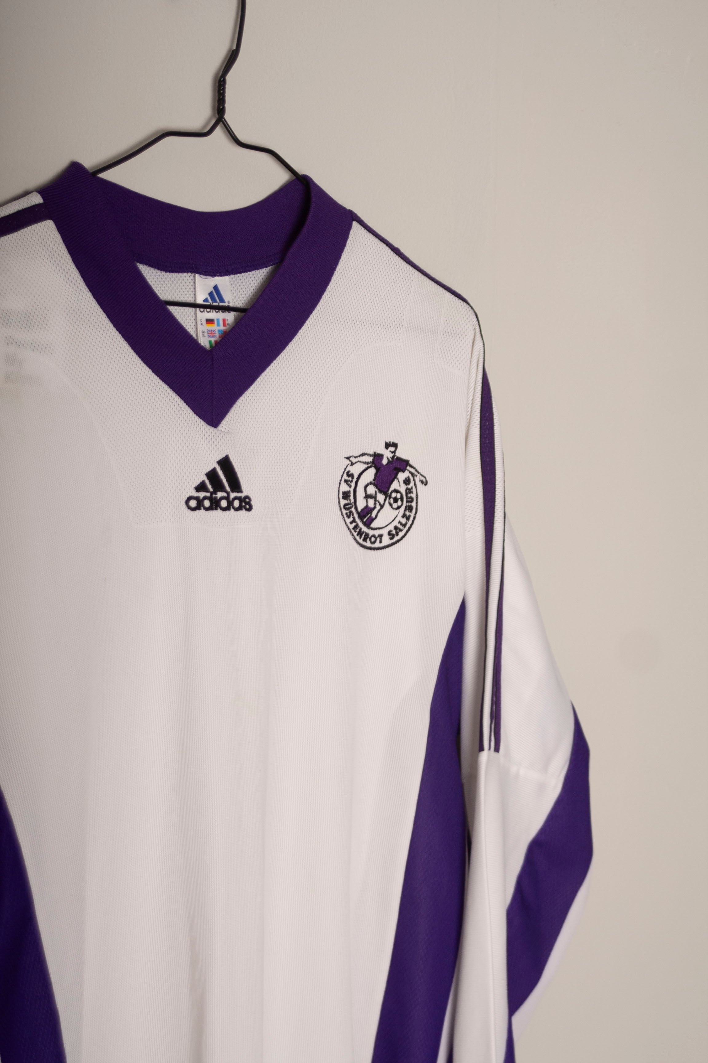 Adidas - SV Wüstenrot Salzburg (Red Bull Salzburg) 1998/99 Home Football Shirt
