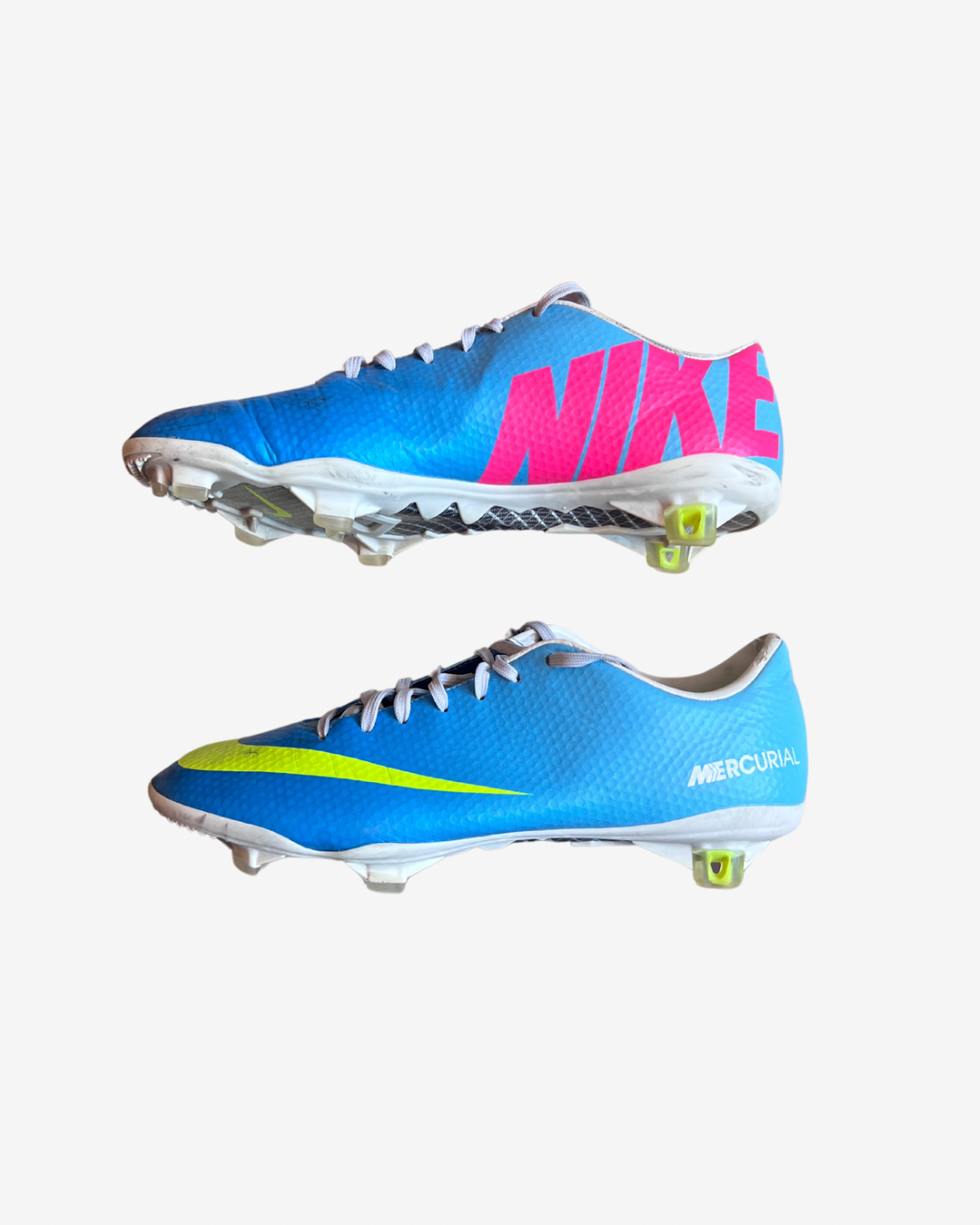 Nike Mercurial Vapor 9 Elite FG 'Blue Neon' (Condition, 7/10)