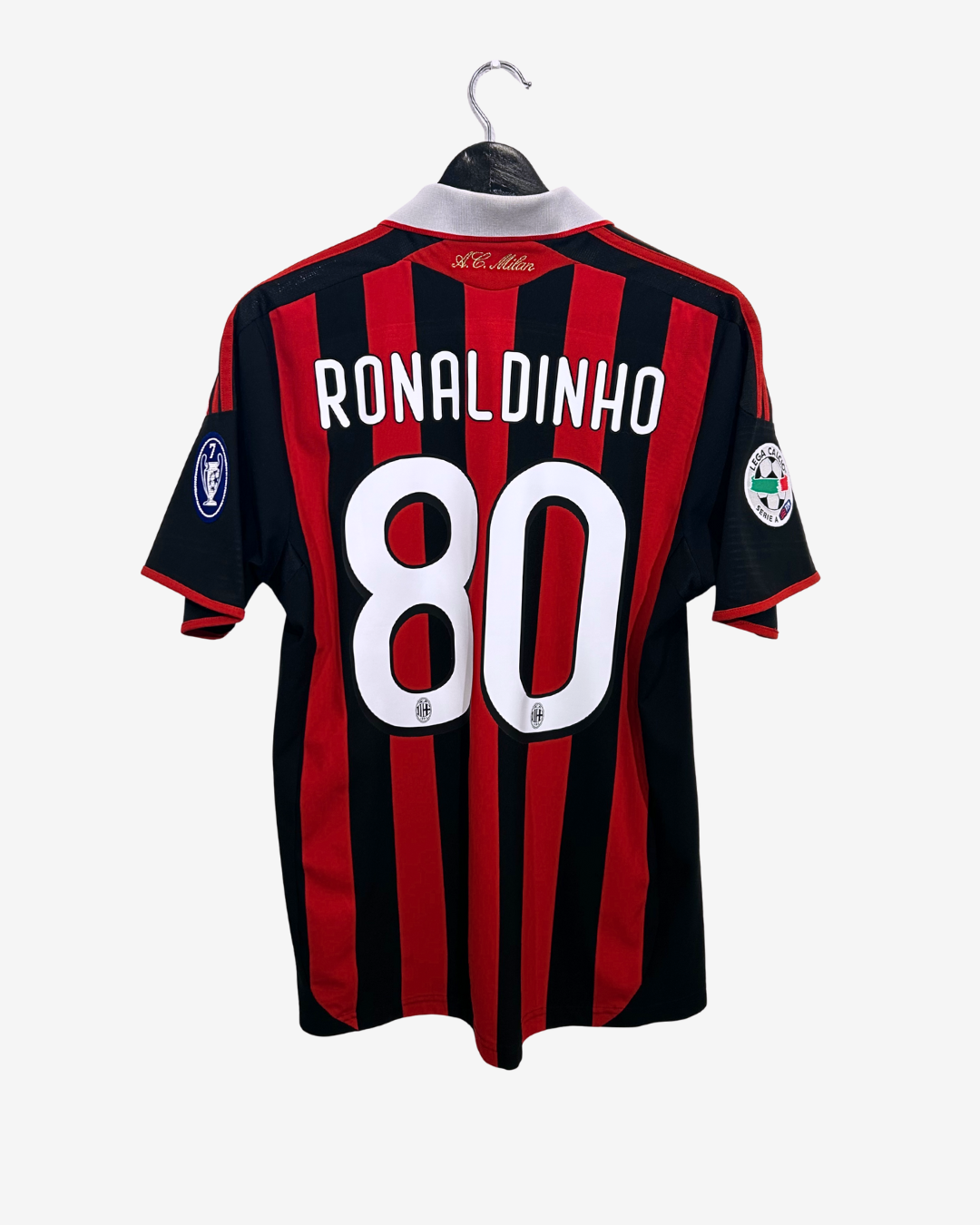 Adidas - AC Milan 2009/10 Home Football Shirt 'RONALDINHO'