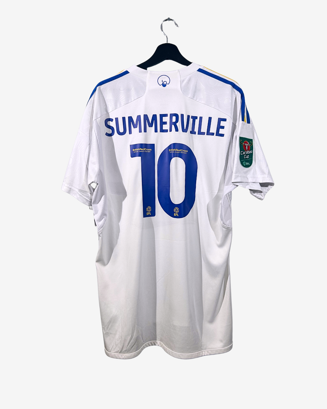White sports jersey with 'Summerville' and number '10' on a white background