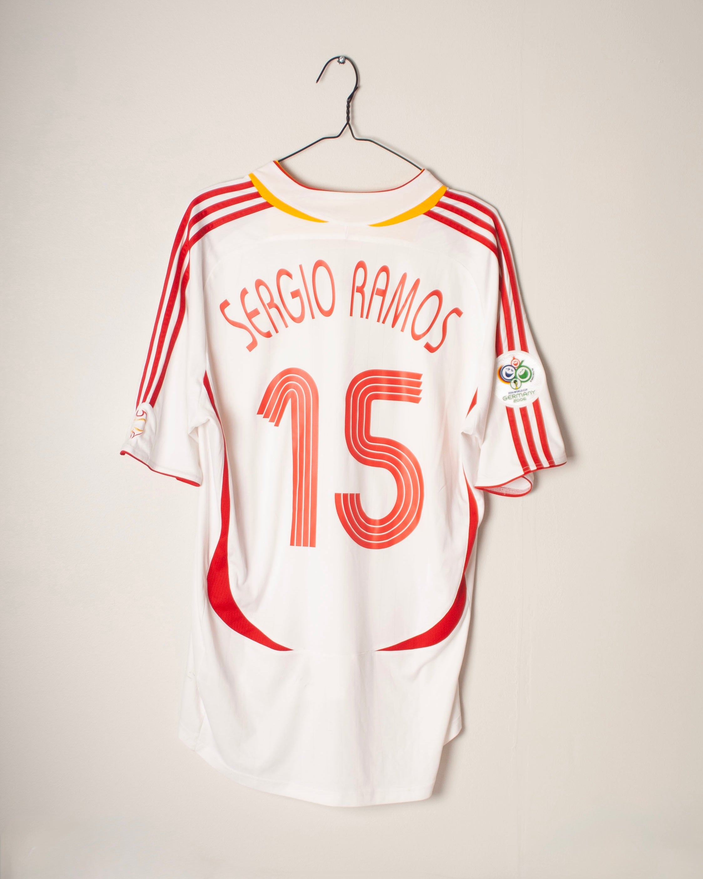 Adidas - Spain 2006 Away Football Shirt 'SERGIO RAMOS'