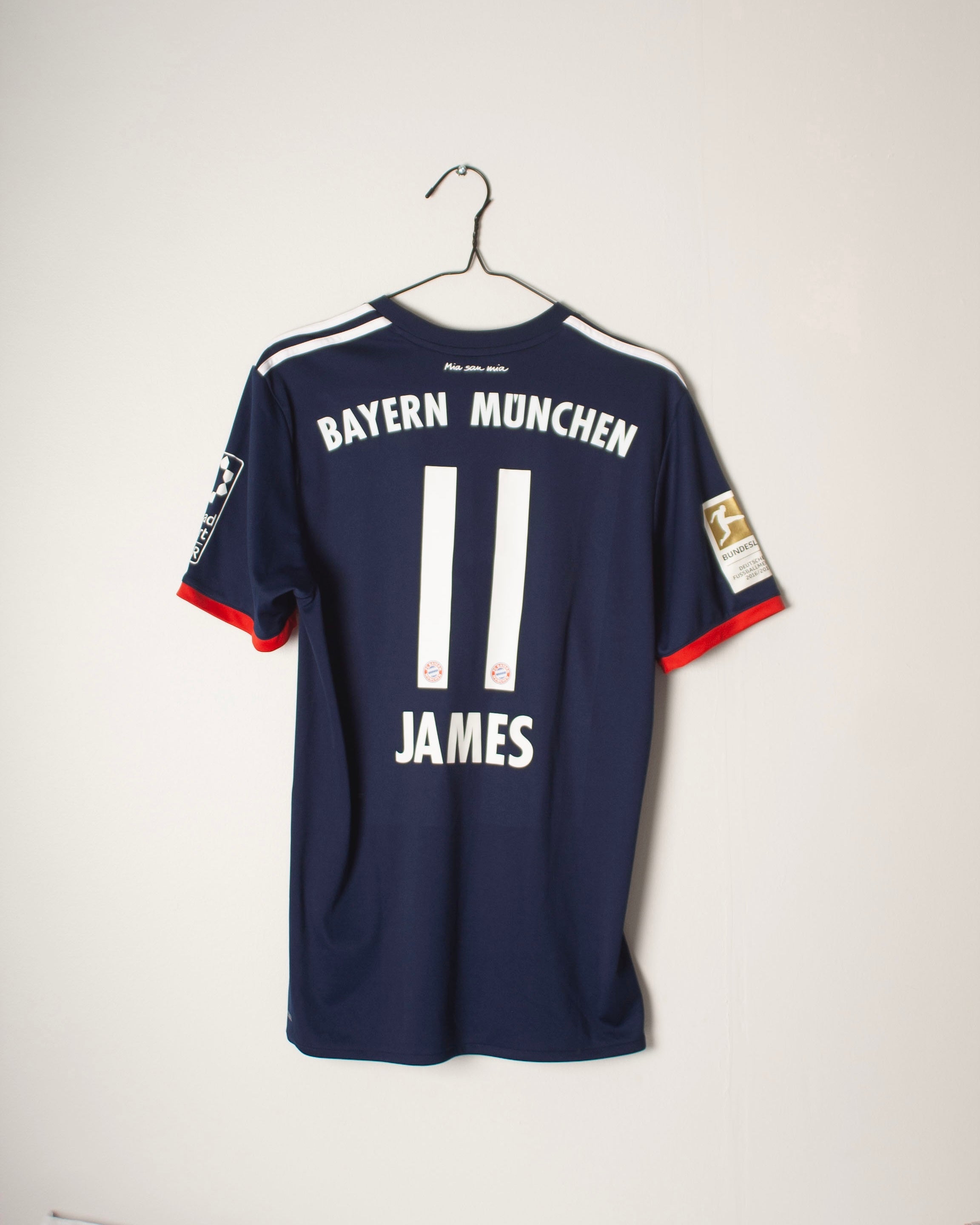 Adidas - Bayern Munchen 2017/18 Away Football Shirt 'JAMES'