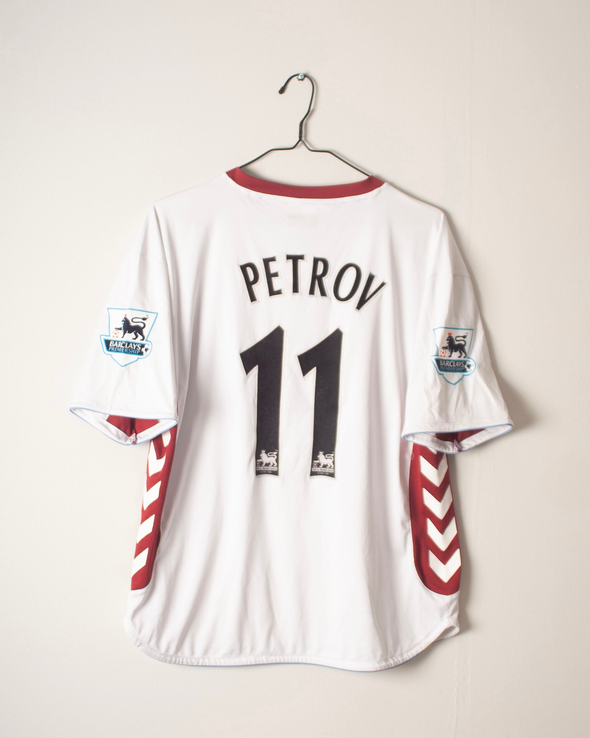 Hummel - Aston Villa 2006/07 Away Football Shirt 'PETROV'