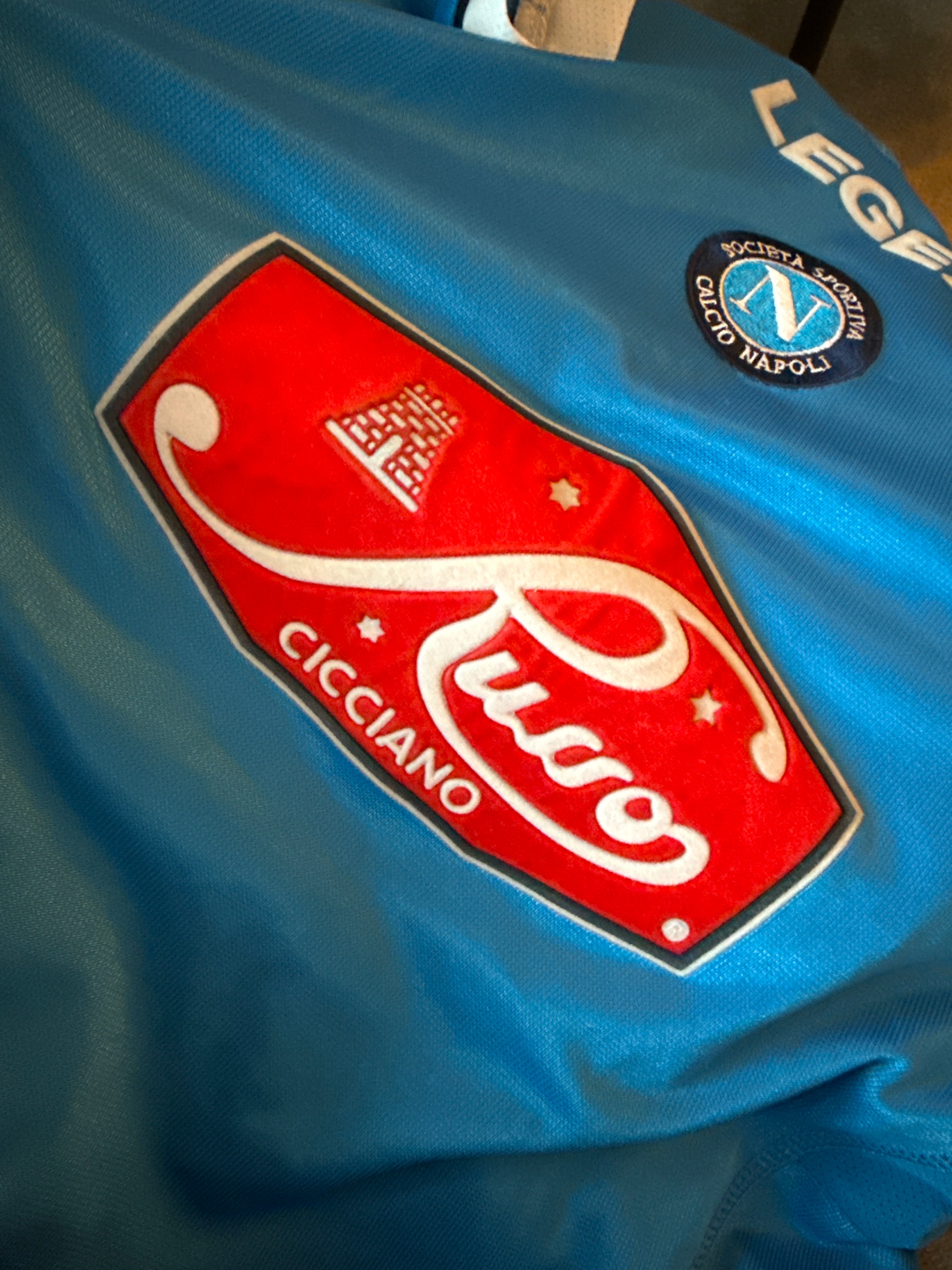 Legea - SSC Napoli 2003/04 Home Football Shirt