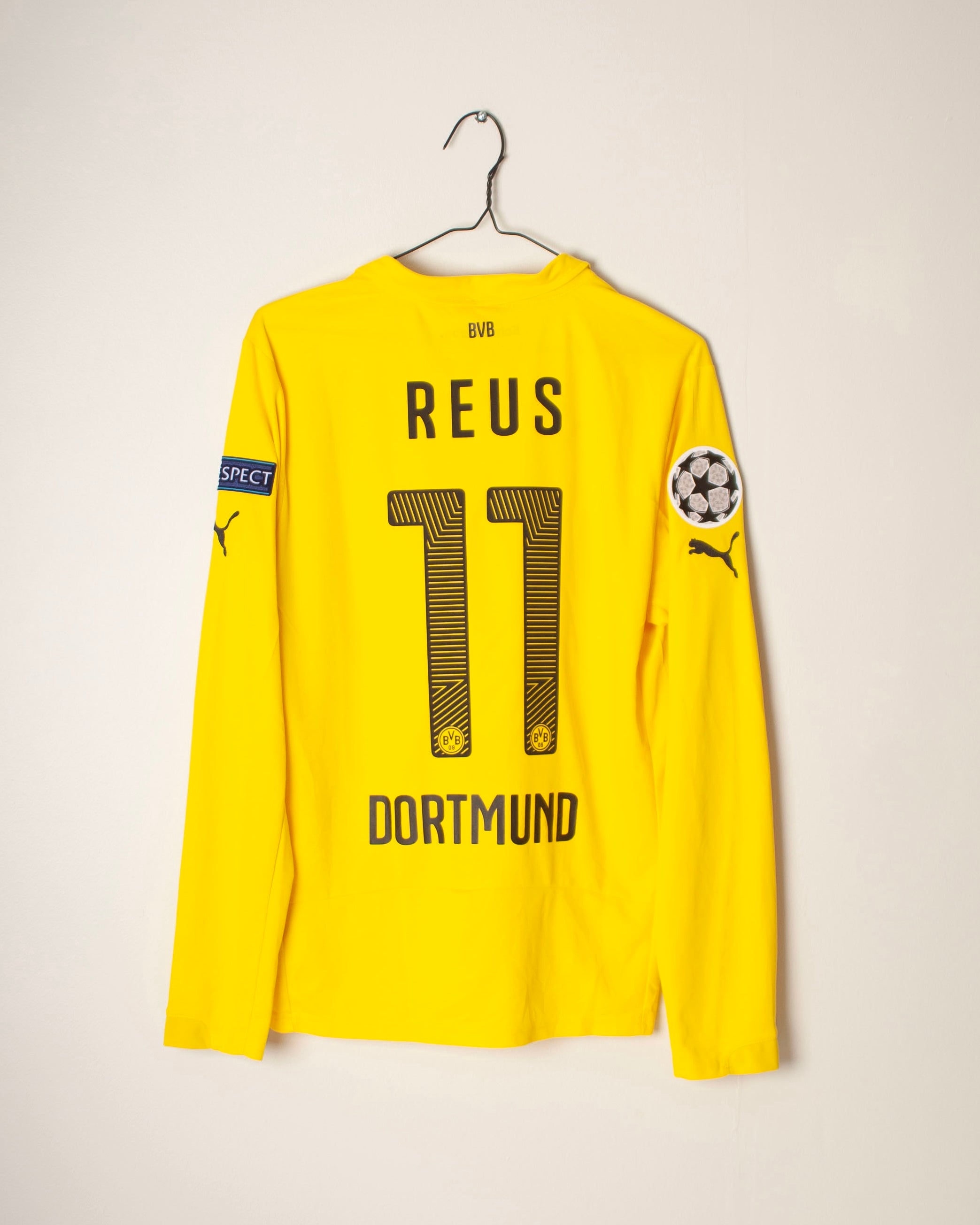 Puma - Borussia Dortmund 2014/15 Home Football Shirt Champions League Version 'REUS'