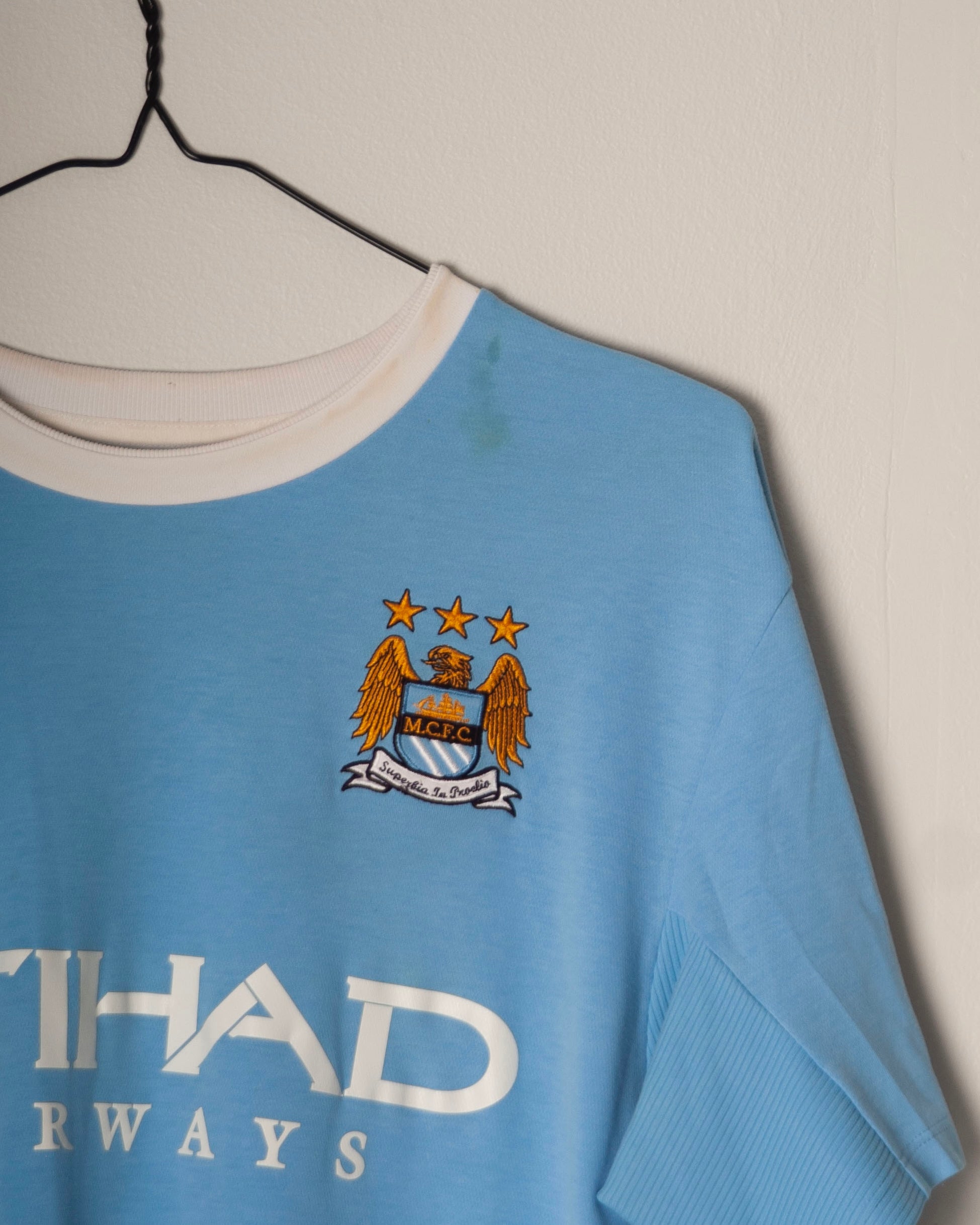 Umbro - Manchester City 2009/10 Home Football Shirt 'SILVA'