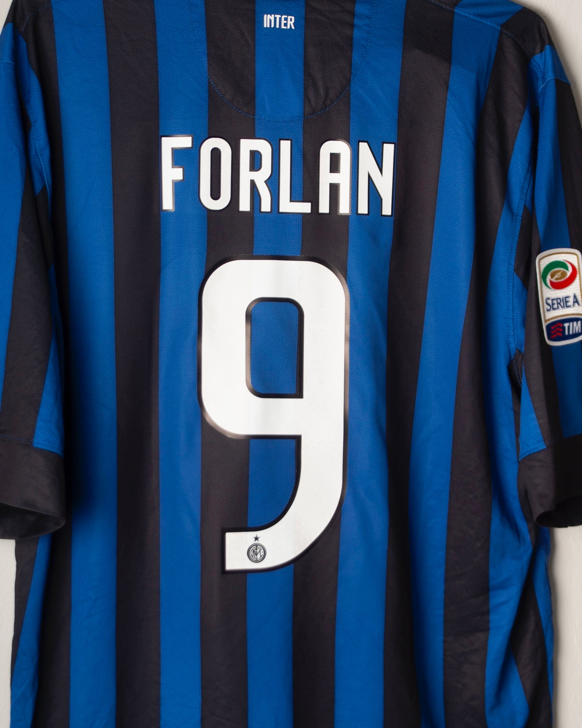 Nike - Inter Milan 2011/12 Home Football Shirt 'FORLAN'