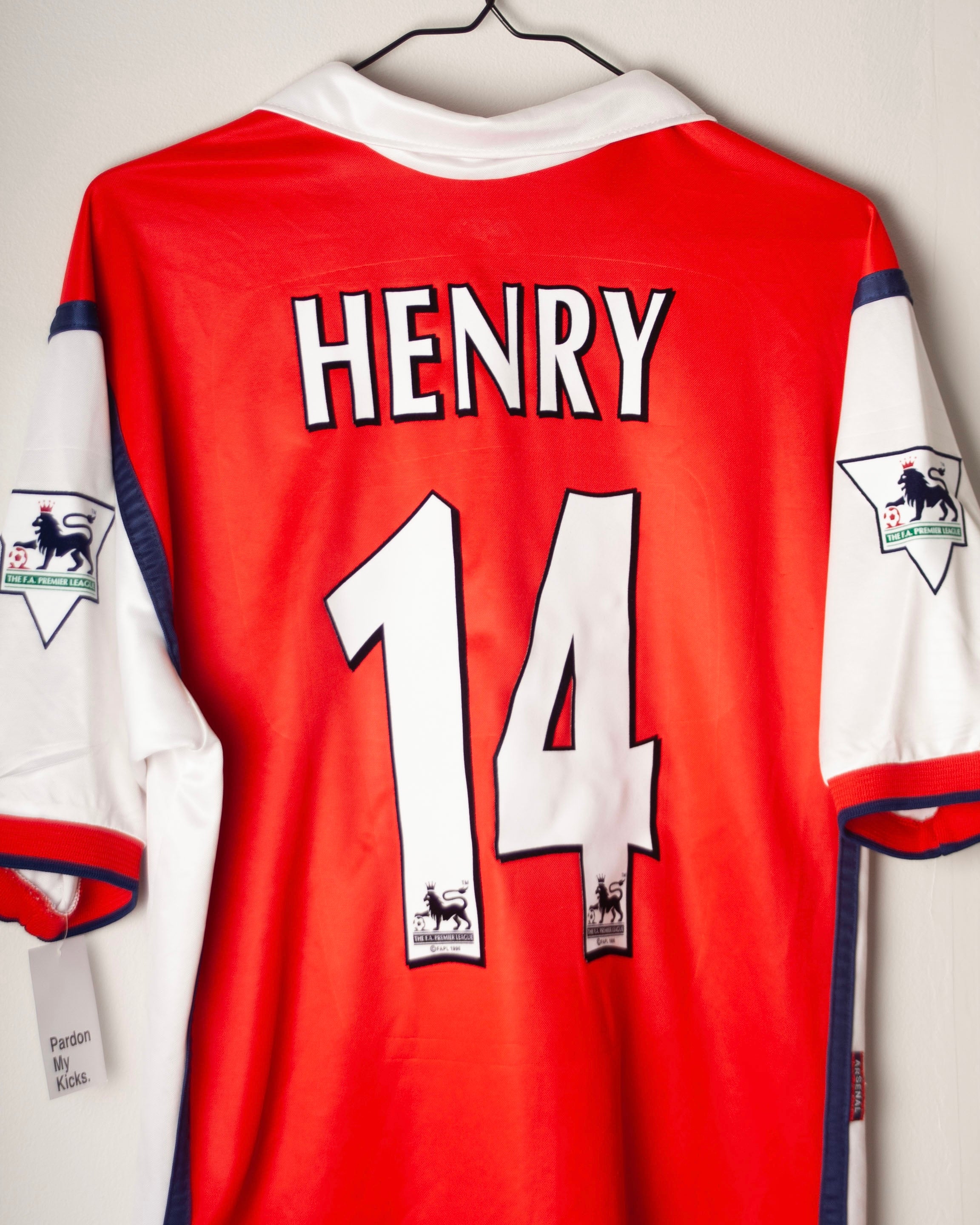 Nike - Arsenal FC 1998/99 Home Football Shirt 'HENRY'