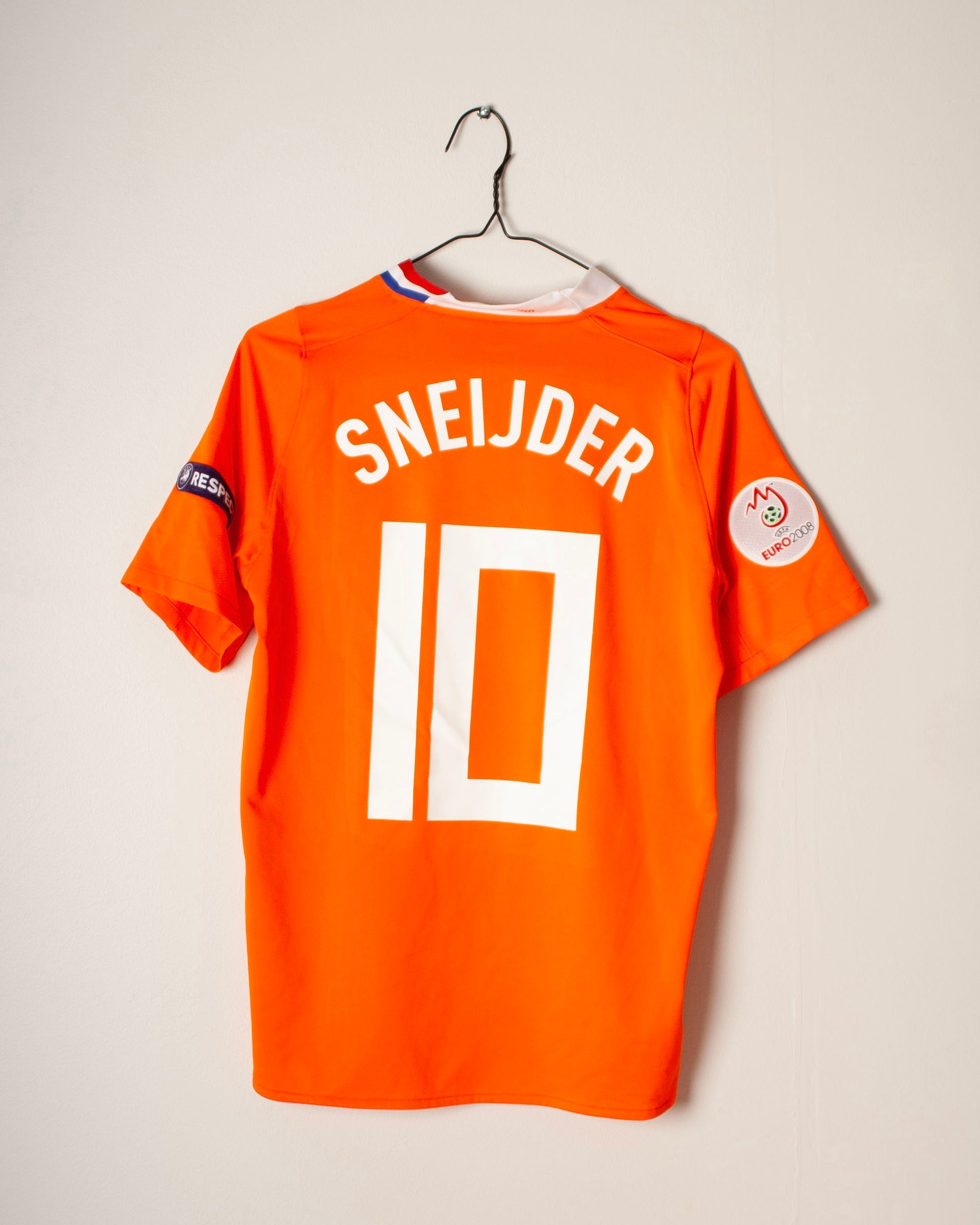 Nike - Netherlands 2008 Home Football Shirt 'SNEIJDER'