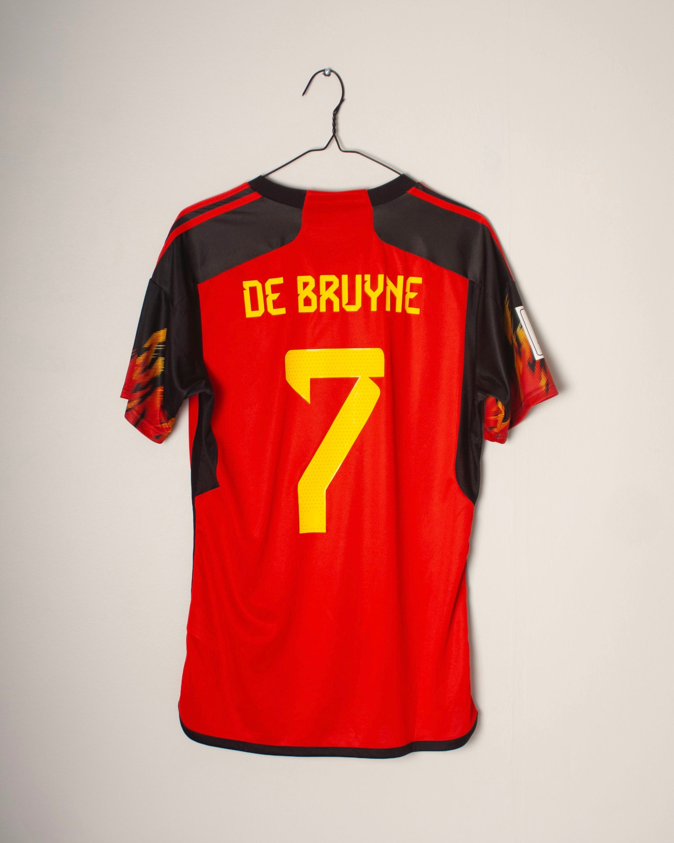 Adidas - Belgium 2022 Home Football Shirt 'DE BRUYNE'