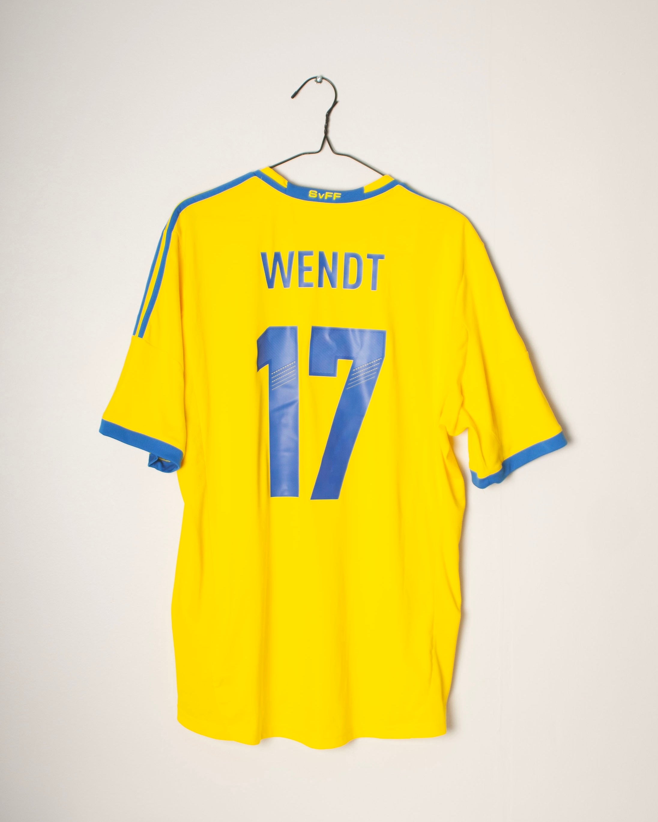 Adidas - Sweden 2013 Home Football Shirt 'WENDT'