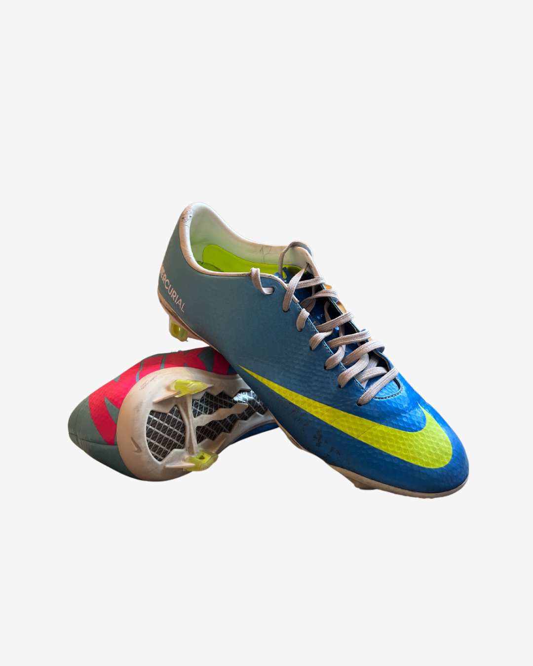 Nike Mercurial Vapor 9 Elite FG 'Blue Neon' (Condition, 7/10)