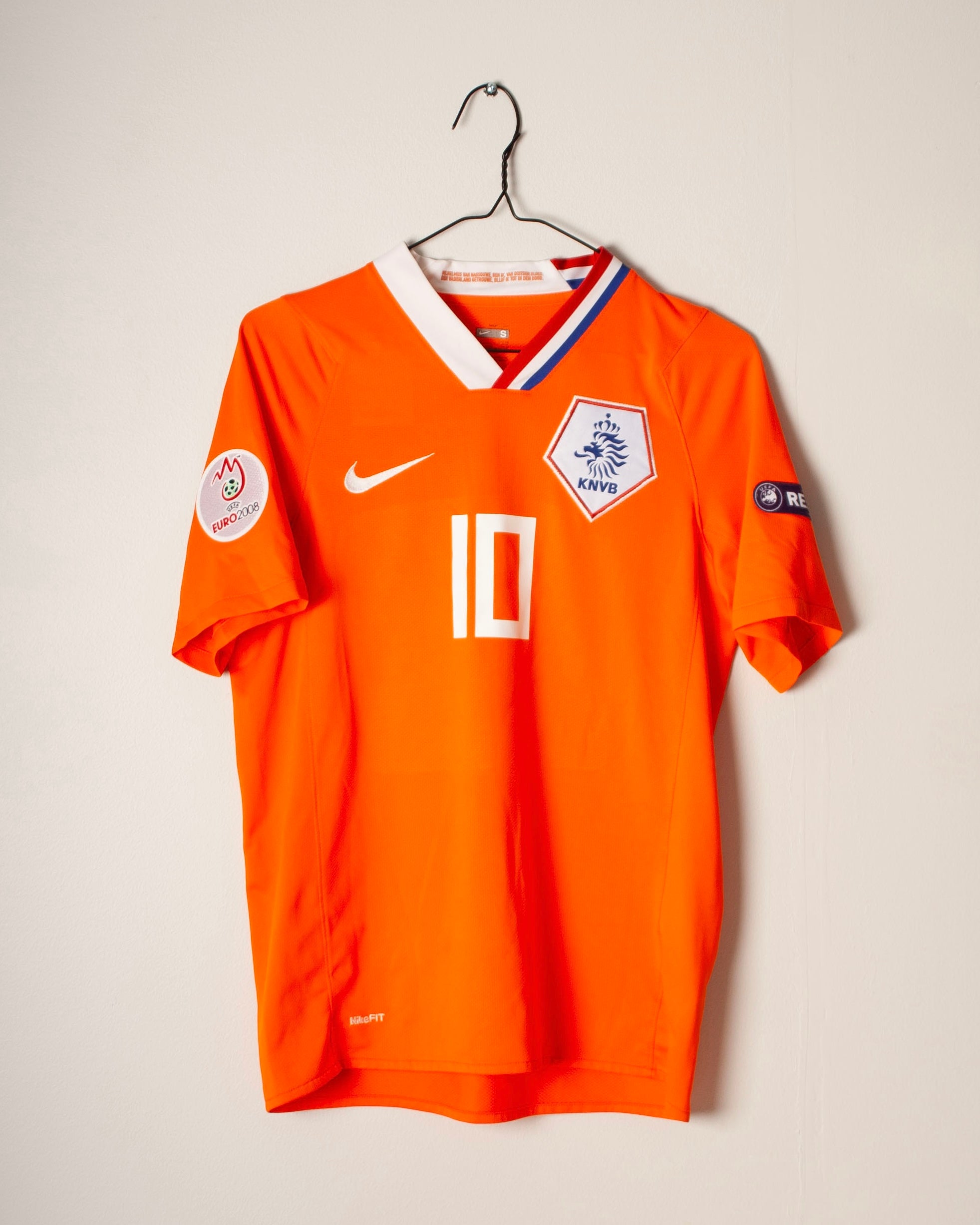 Nike - Netherlands 2008 Home Football Shirt 'SNEIJDER'