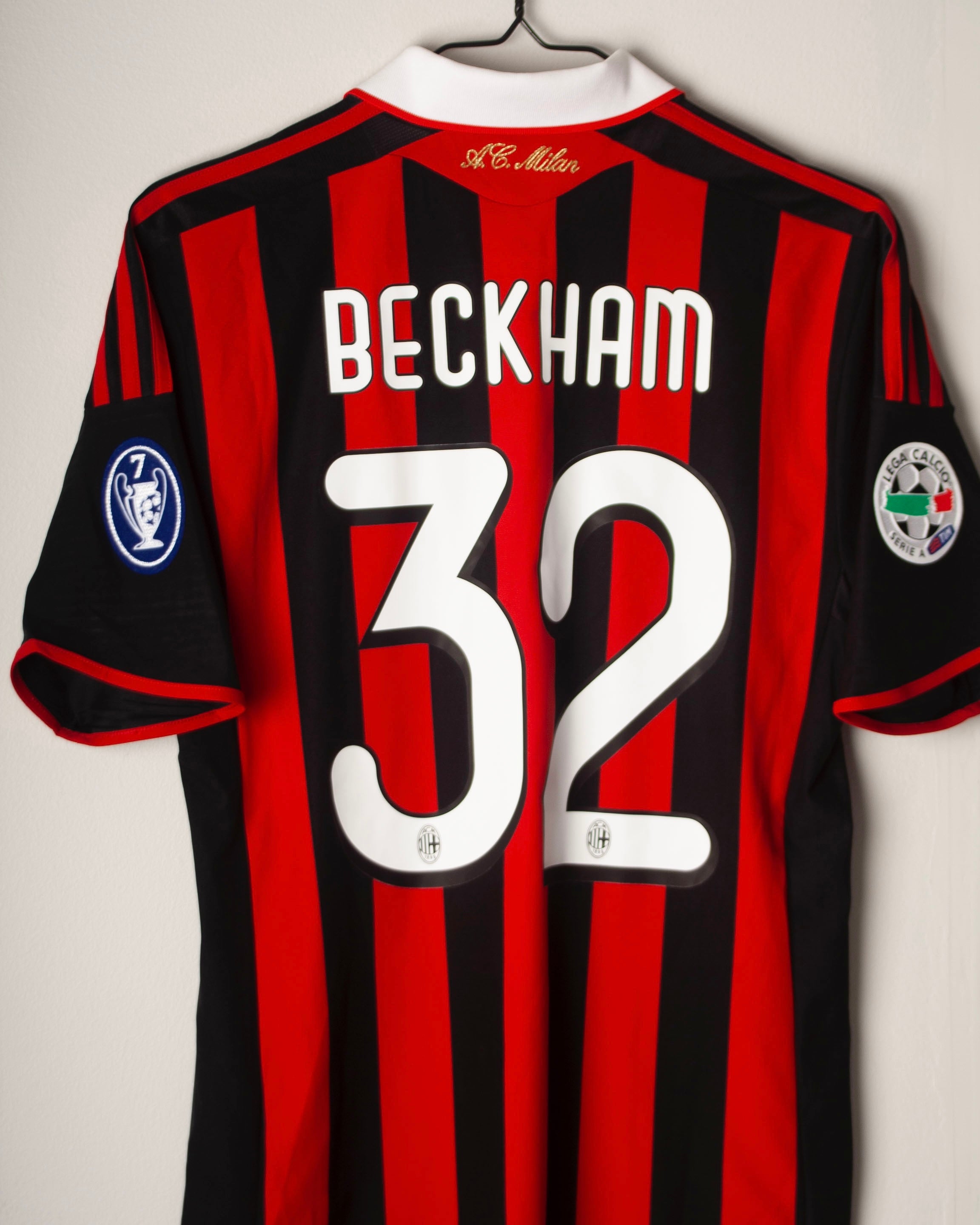 Adidas - AC Milan 2009/10 Home Football Shirt 'BECKHAM'
