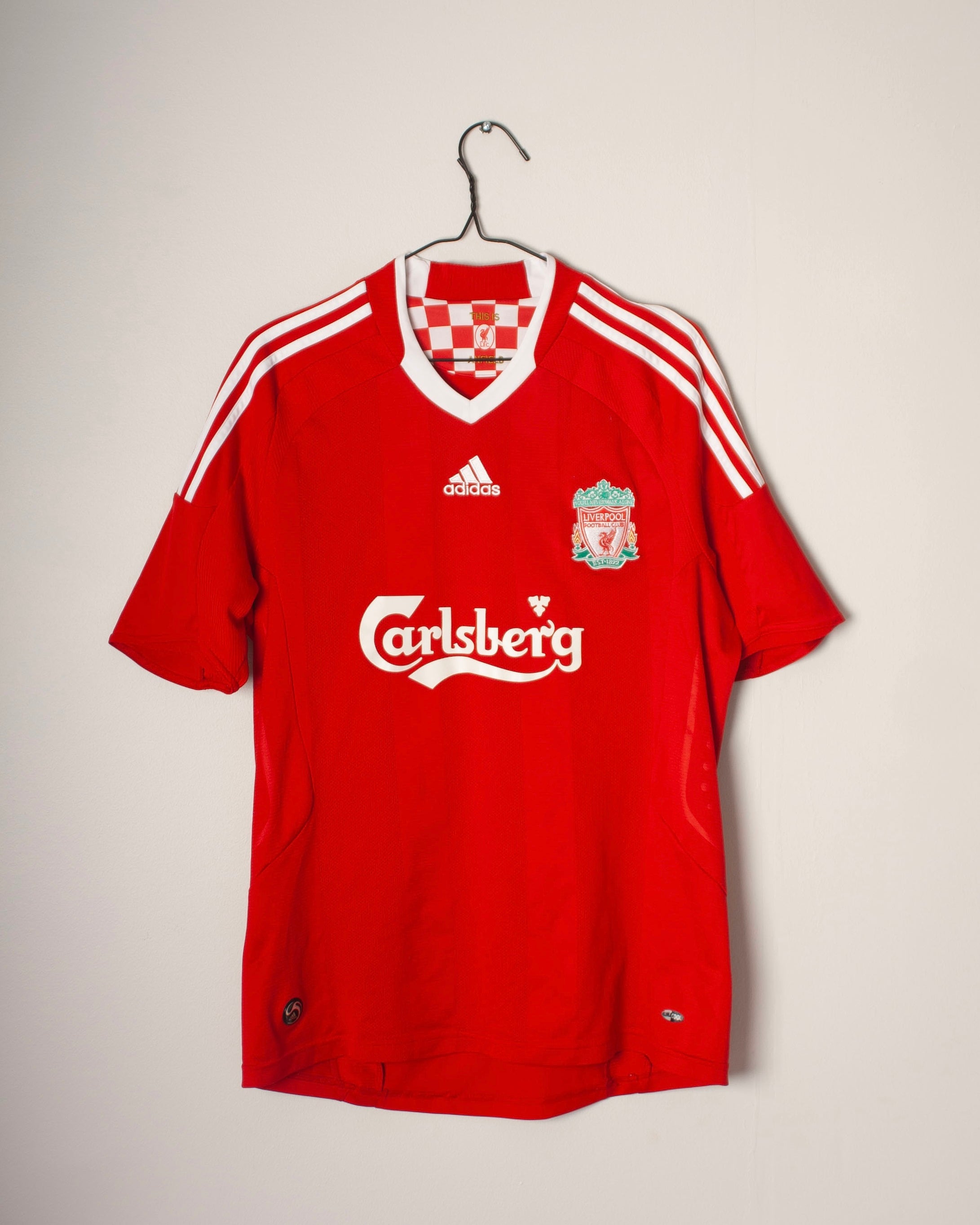 Adidas - Liverpool FC 2008/10 Home Football Shirt 'SKRTEL'