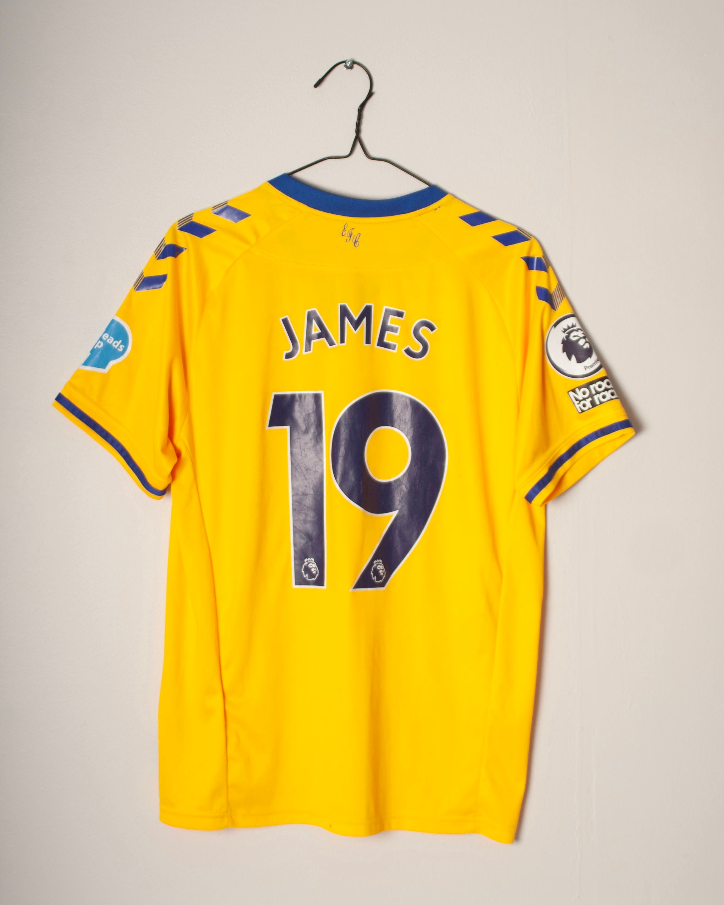 Hummel - Everton FC 2020/21 Away Football Shirt 'JAMES'