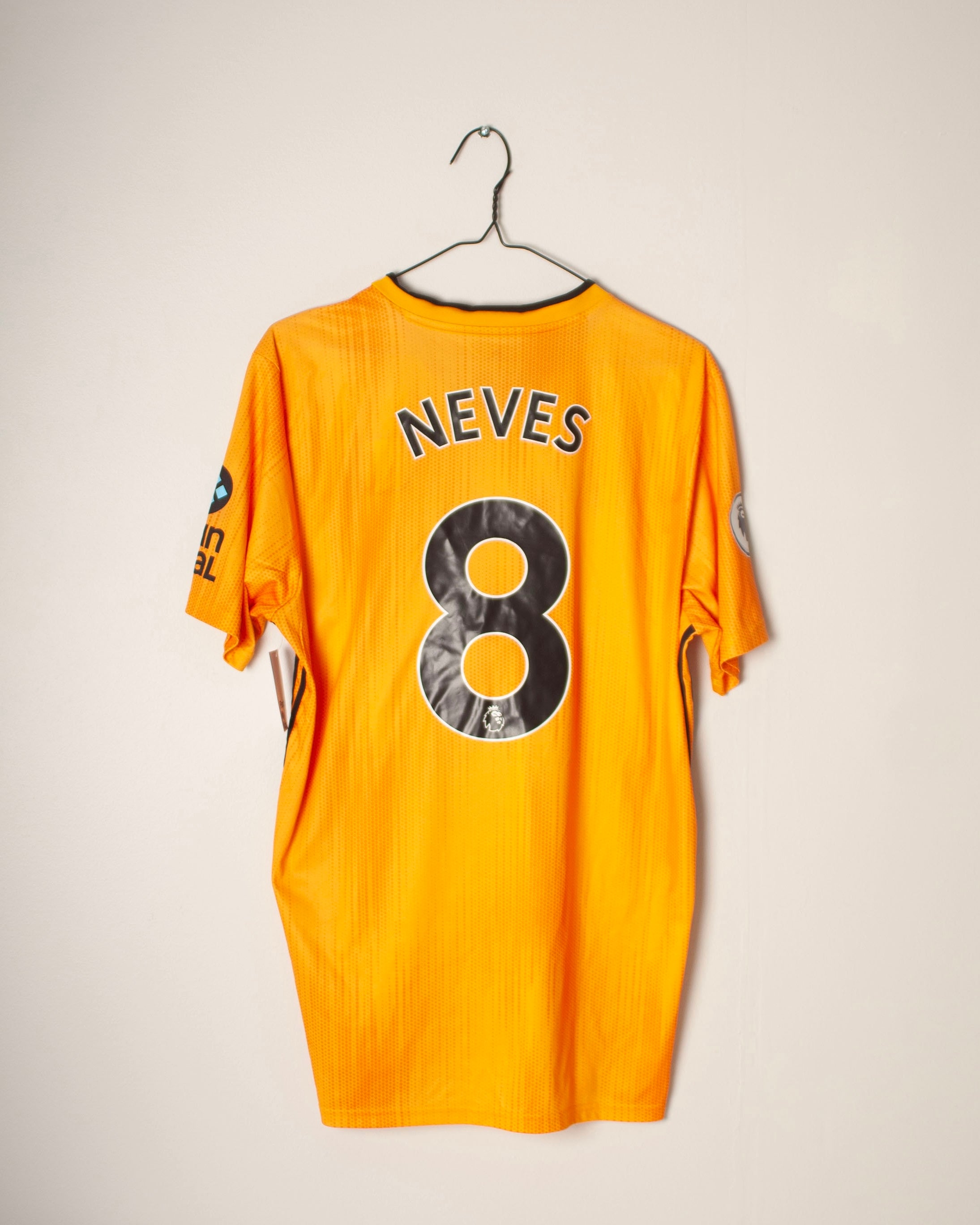 Adidas - Wolverhampton Wanderers 2019/20 Home Football Shirt 'NEVES'