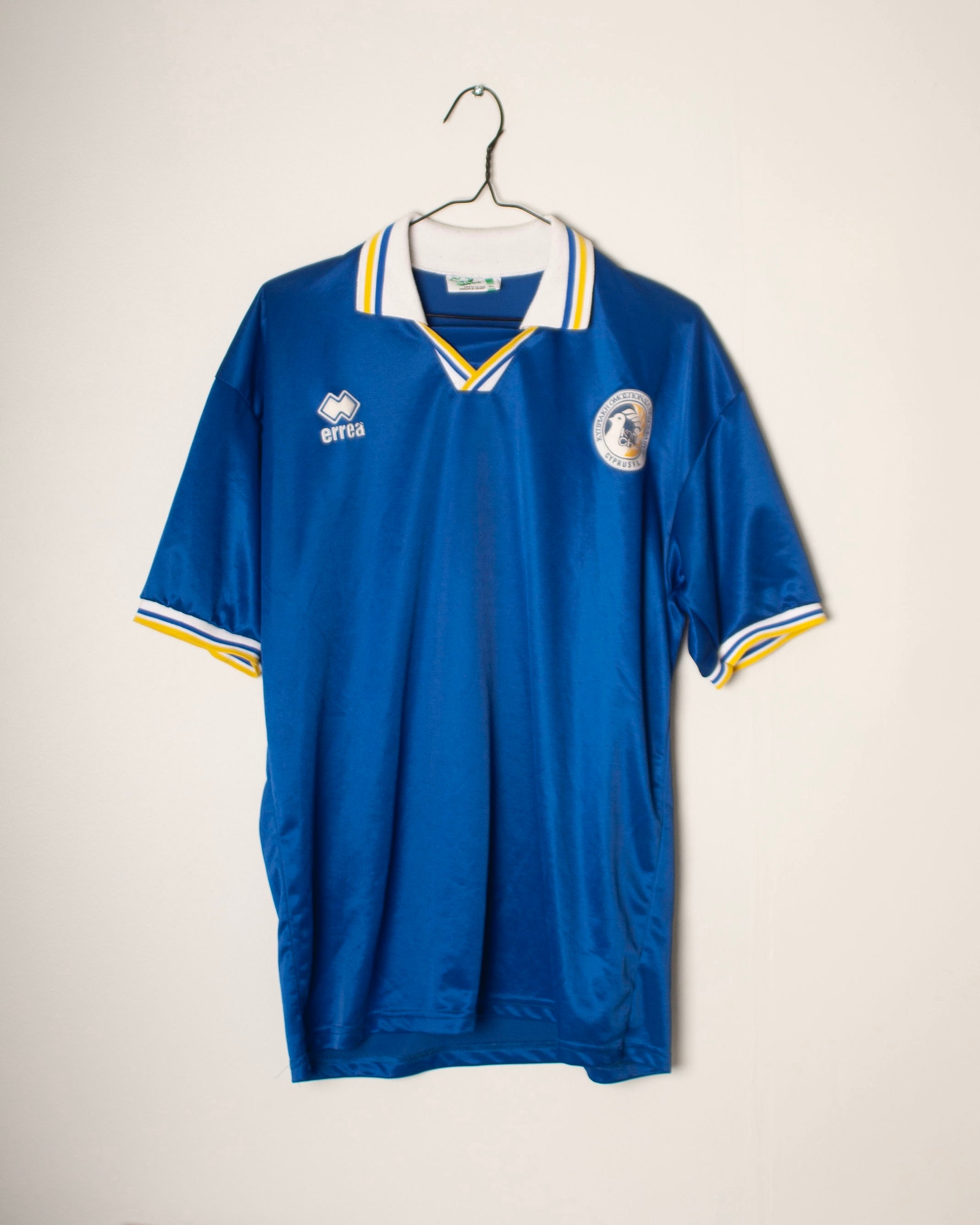 Errea - Cyprus 2000 Home Football Shirt