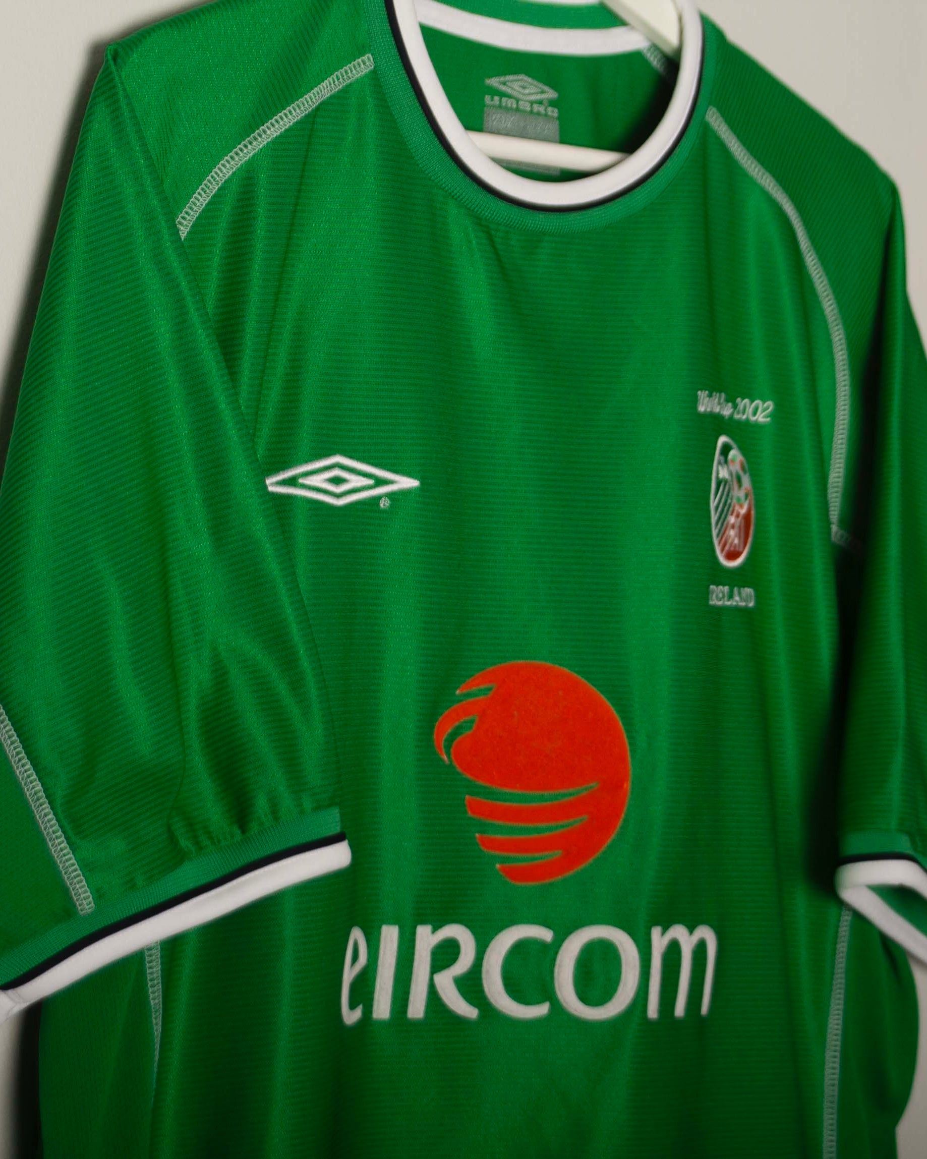 Umbro - Ireland 2002 Home Football Shirt