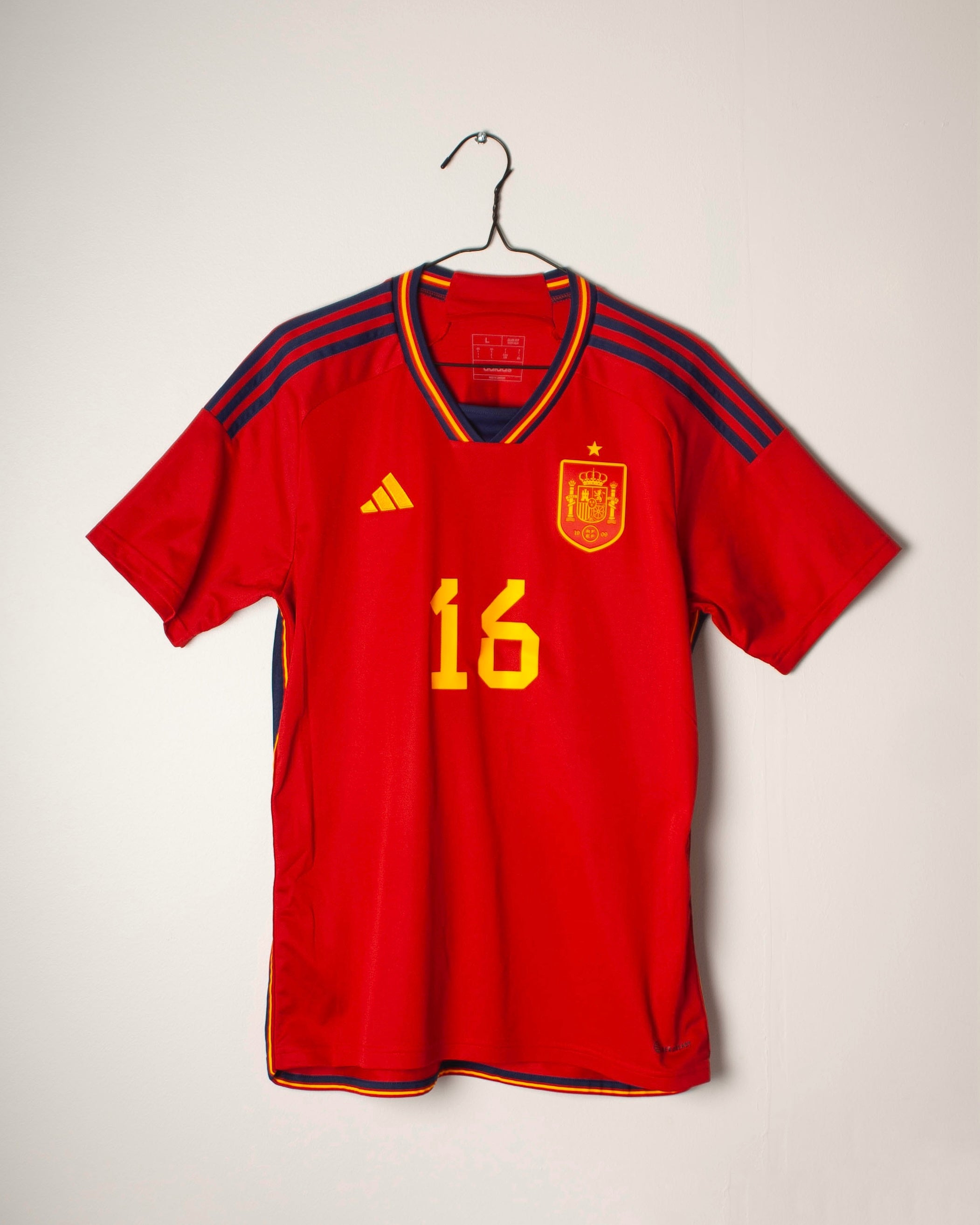 Adidas - Spain 2022 Home Football Shirt 'RODRIGO'