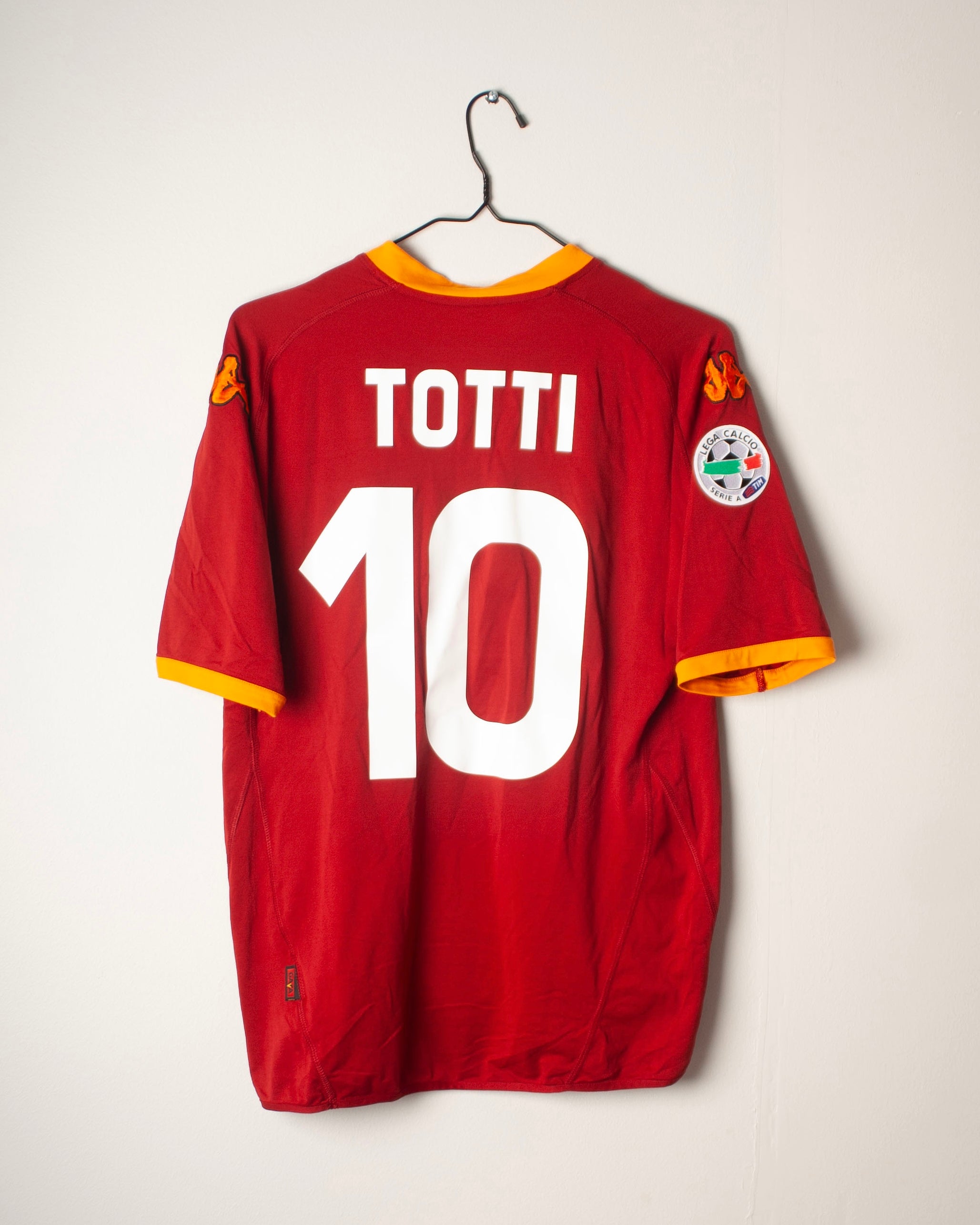 Kappa - AS Roma 2007/08 Home Football Shirt 'TOTTI'