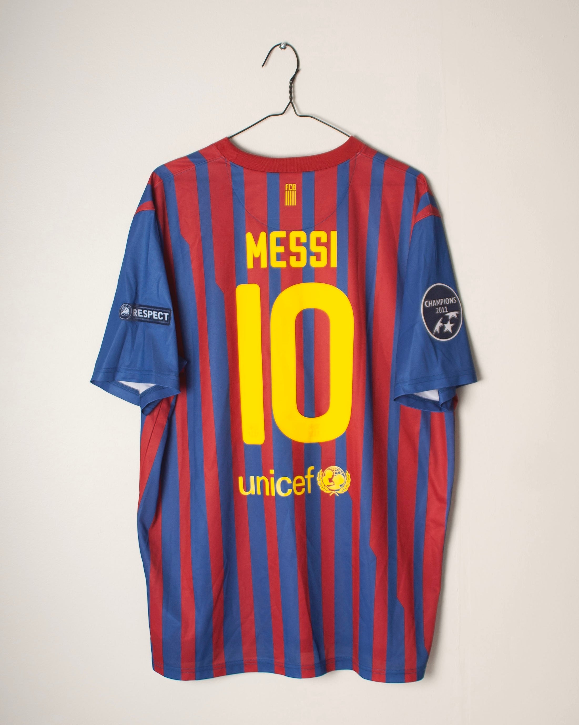 Nike - FC Barcelona 2011/12 Home Football Shirt 'MESSI'