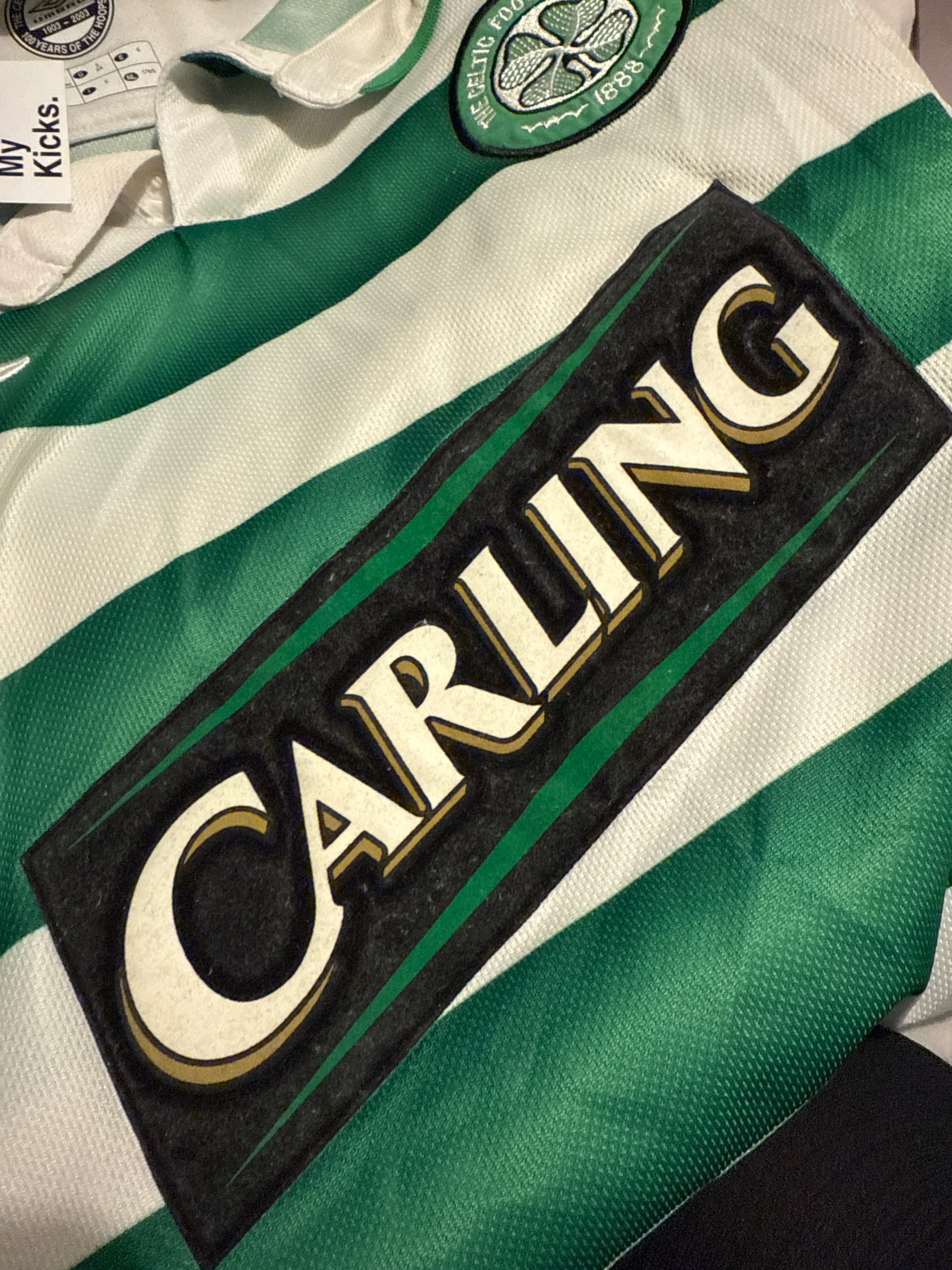 Umbro - Celtic FC 2003/04 Home Football Shirt 'LARSSON'